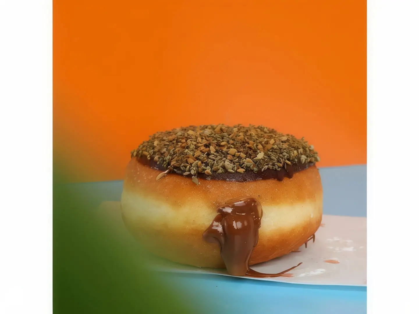 دونات زعتر و نوتيلا