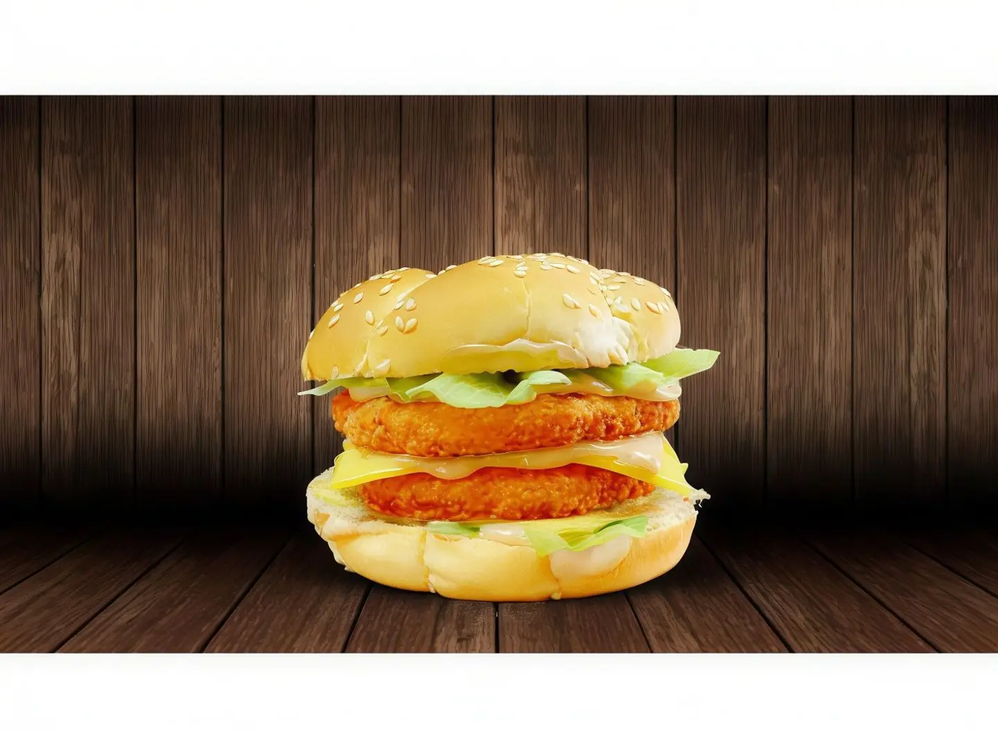 Double Chicken Burger