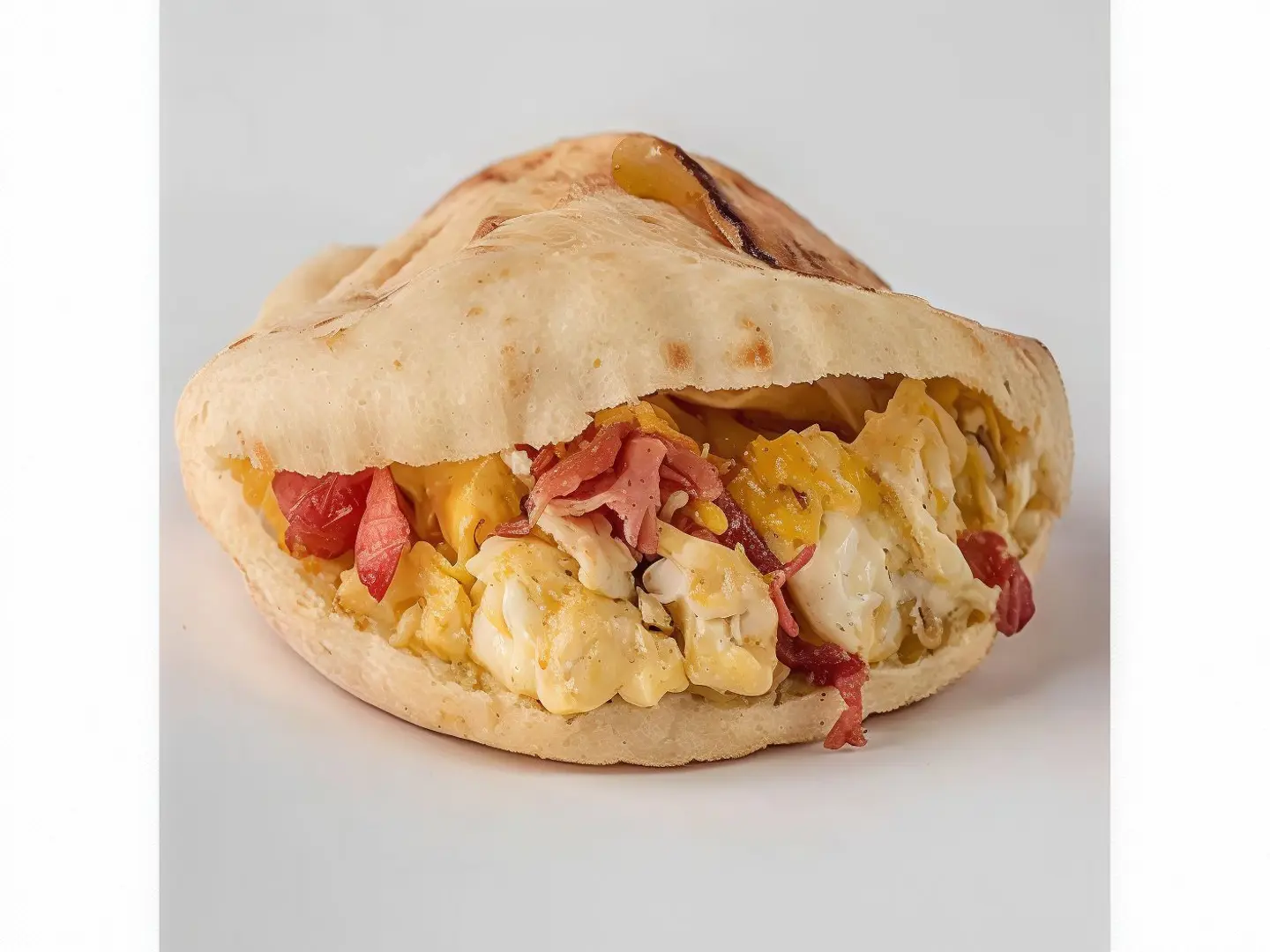 ساندوتش بيض بالبسطرمة