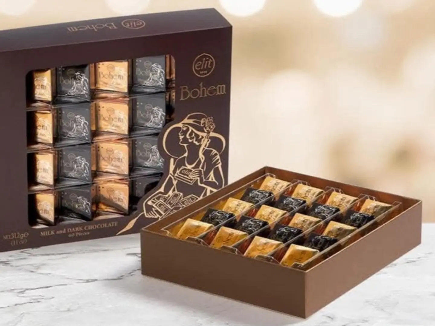 Premium Turkish Chocolate From The Elite Brand, Carefully Wrapped To Preserve Its Rich Flavor And Wonderful Taste.