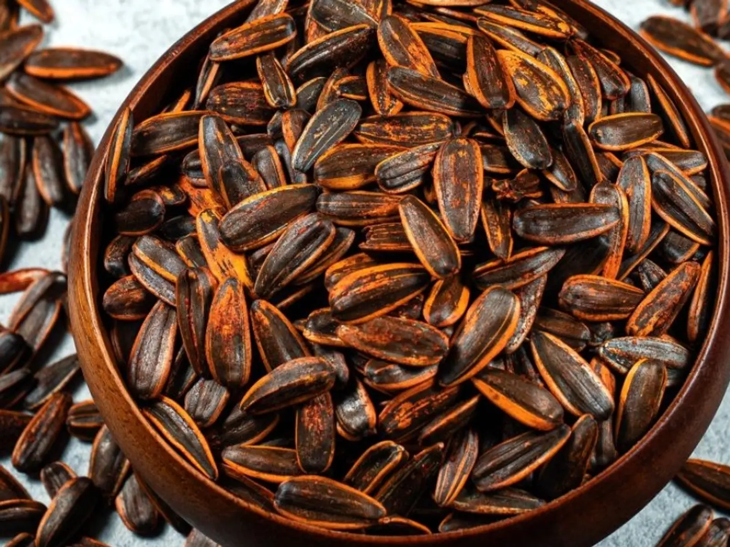 حب دوار الشمس مدخن