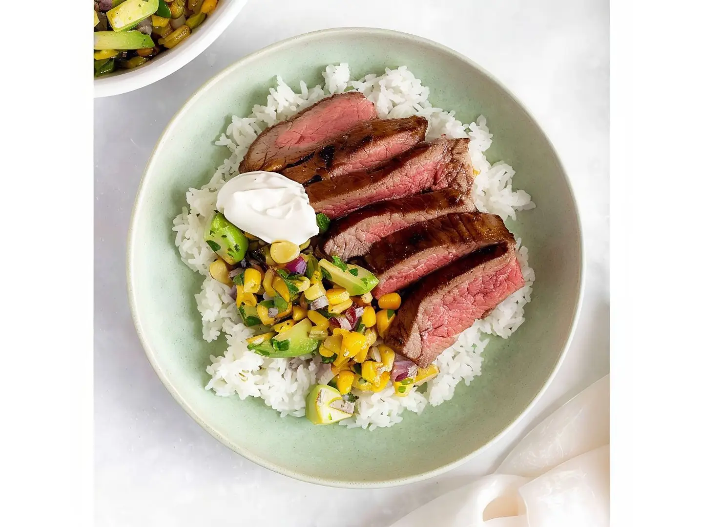 Beef Steak With Rice