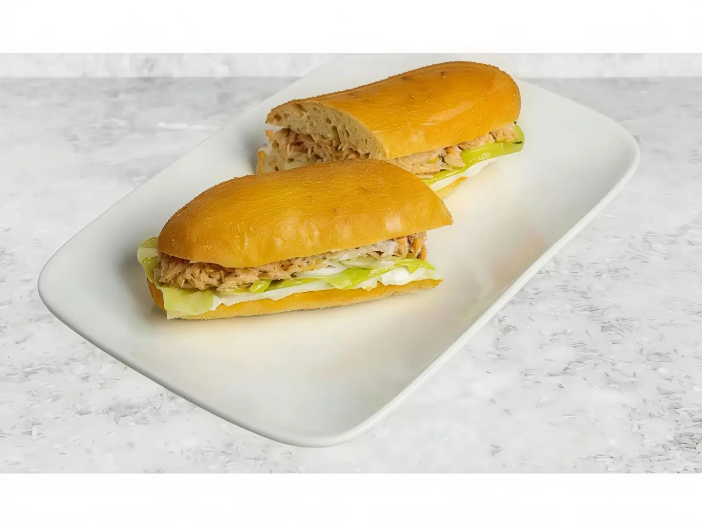 Tuna Sandwich With Grated Cheese