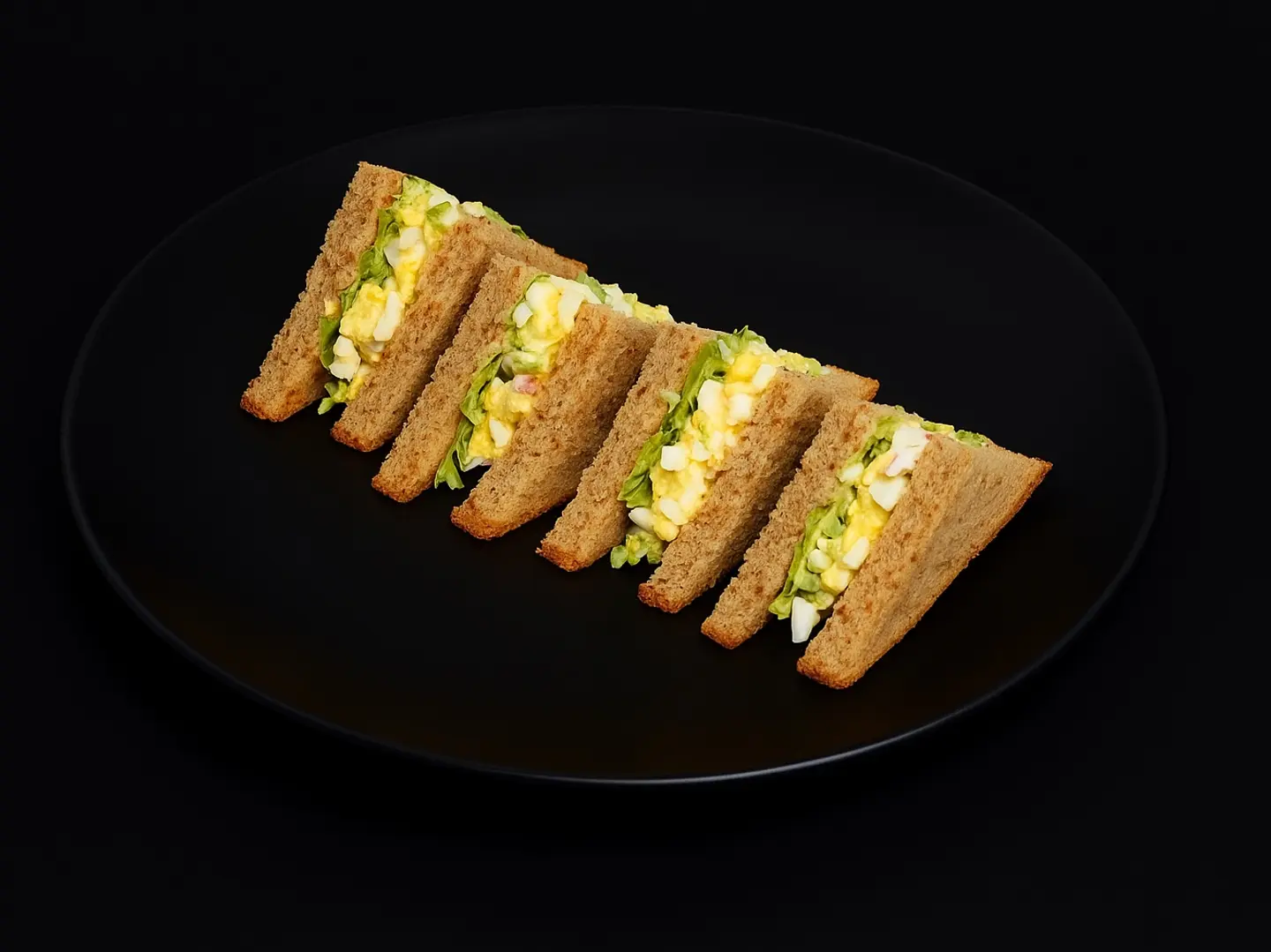 Club Boiled Egg Sandwich