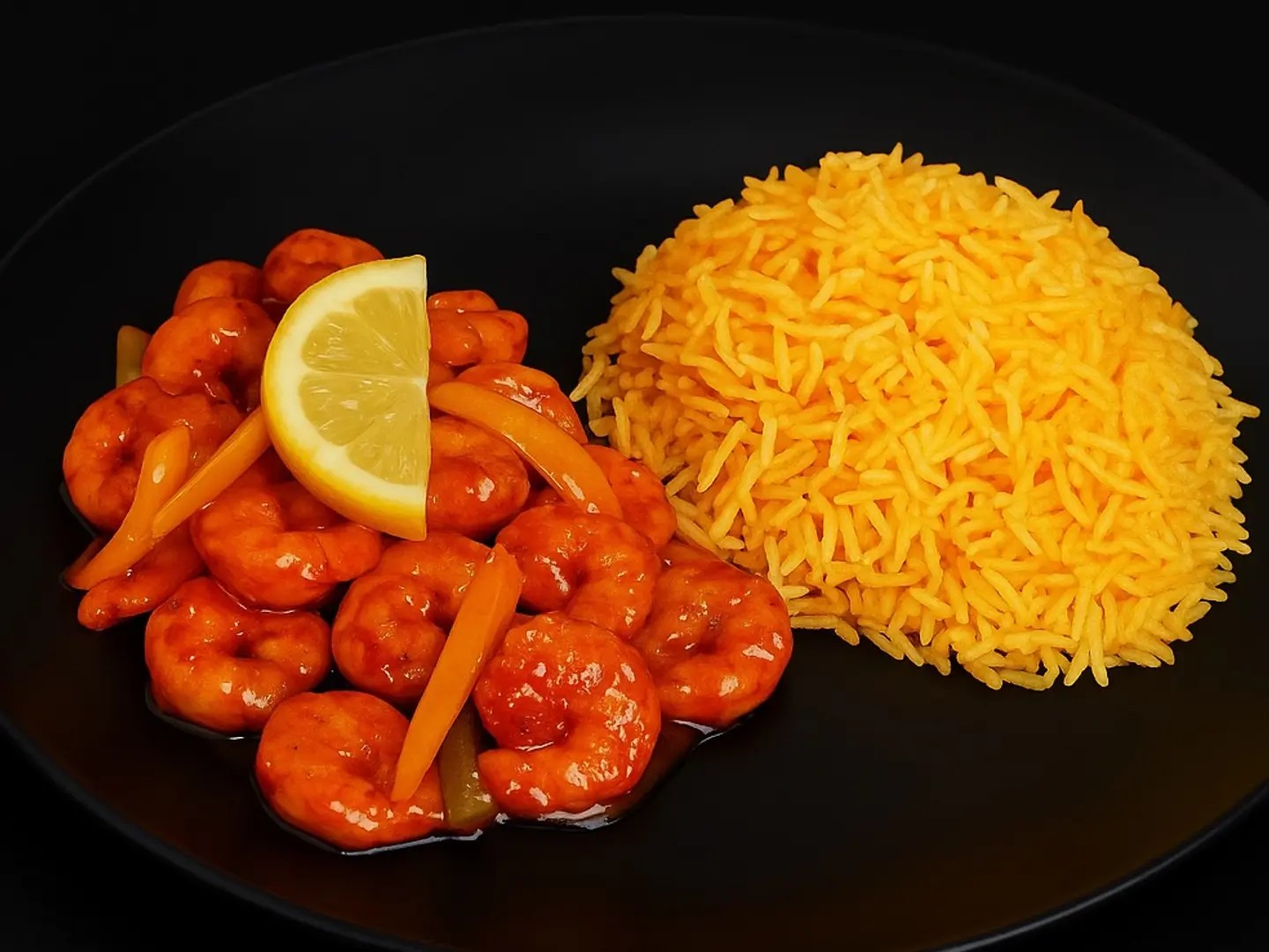 Shrimp With Sweet Pepper