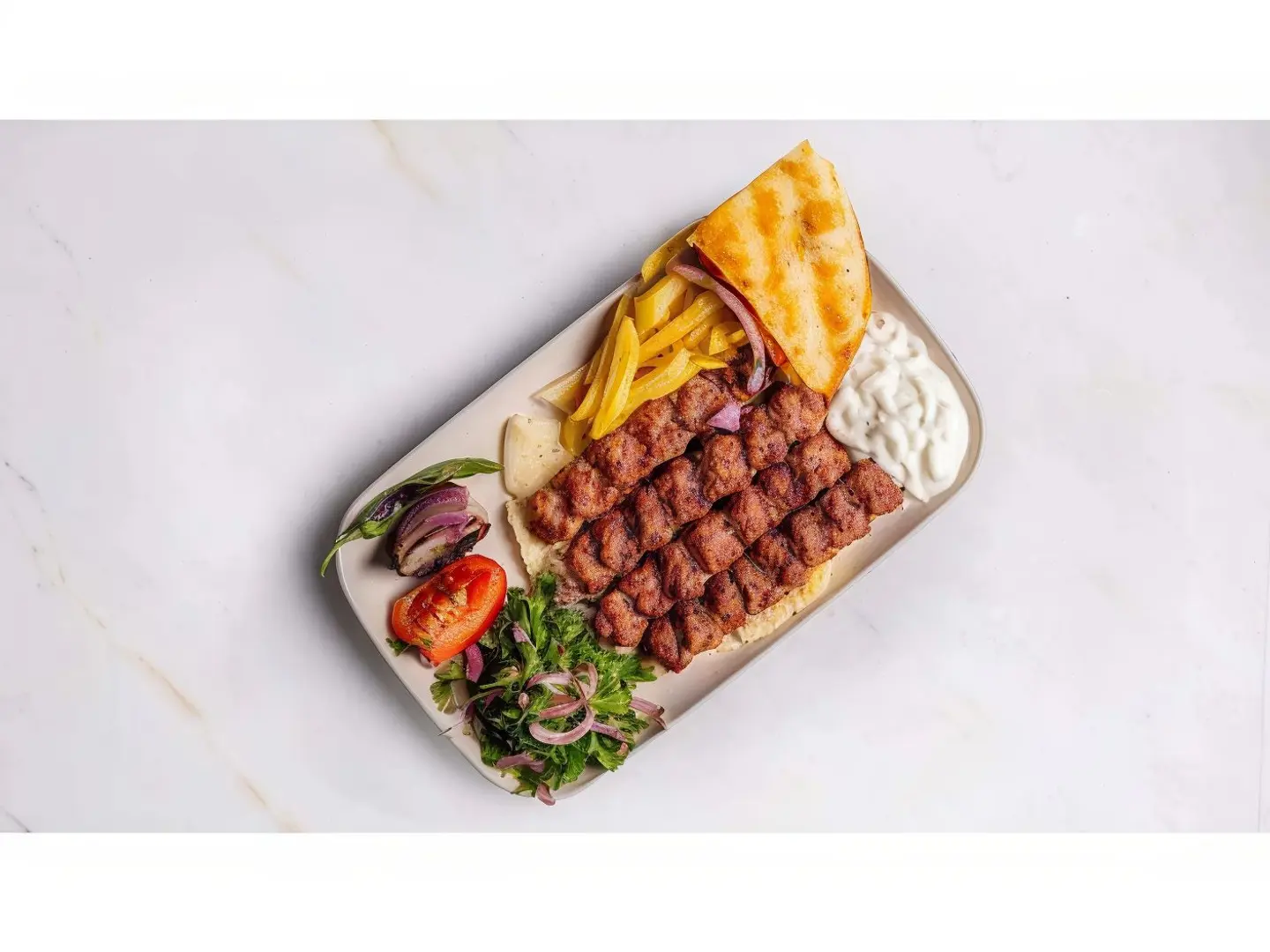 Chicken Kebab For One Person