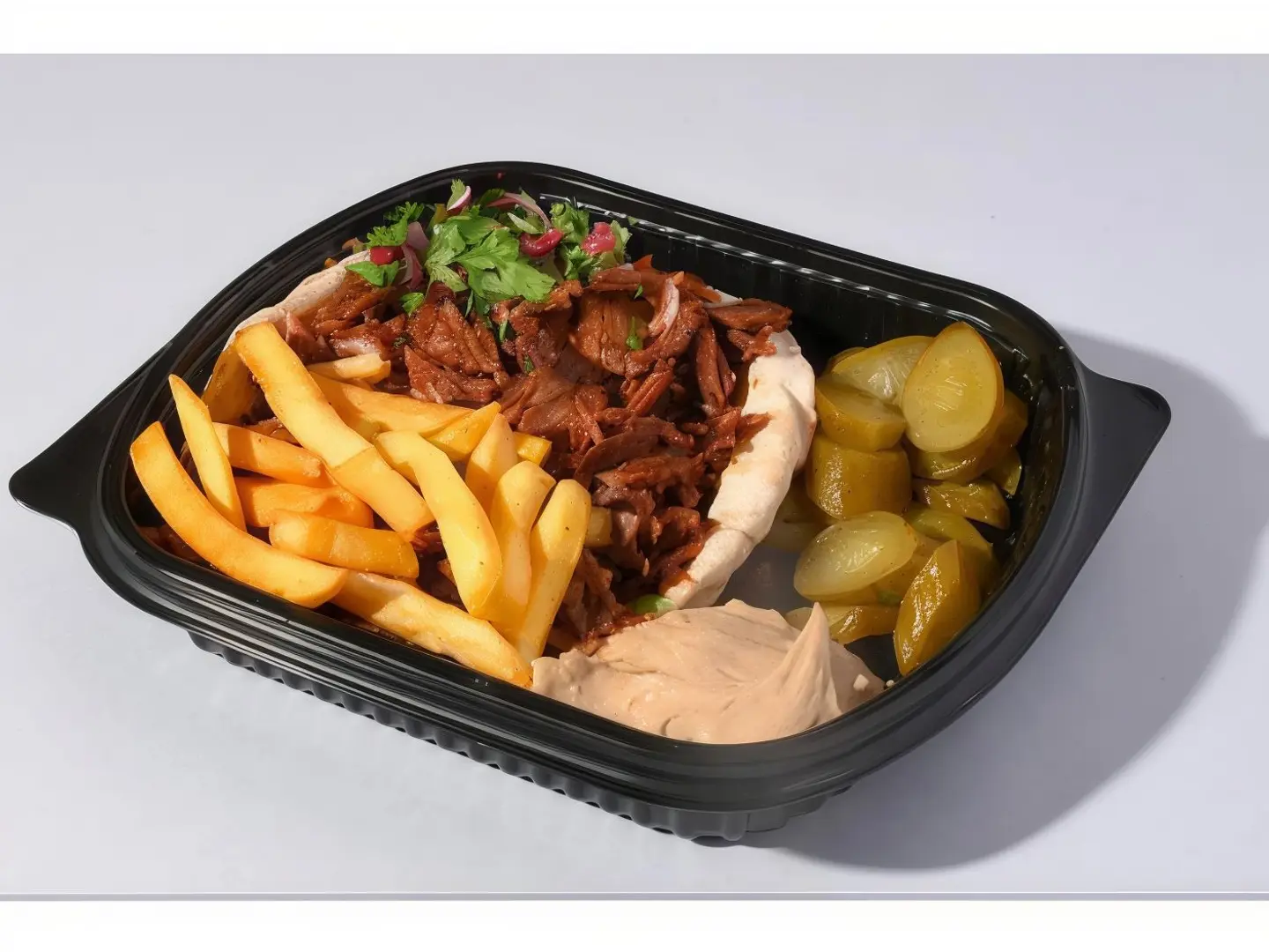 Meat Slices Shawarma Plate