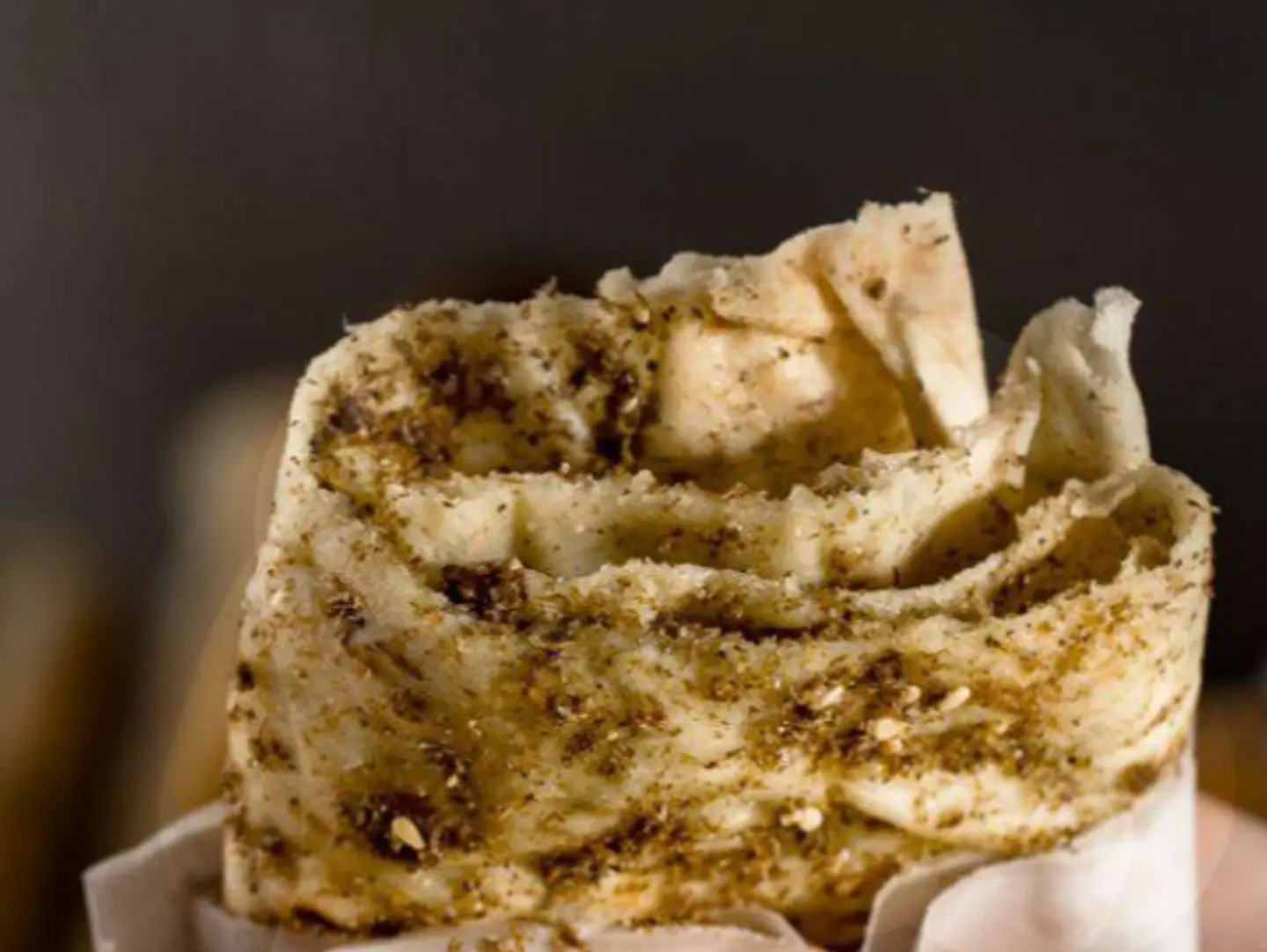 زعتر بالجبن السائل