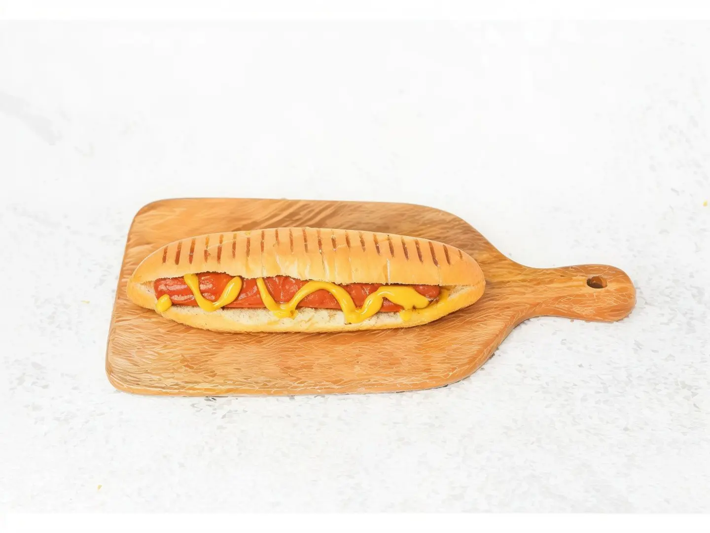 Pan Seared Hot Dog Sandwich