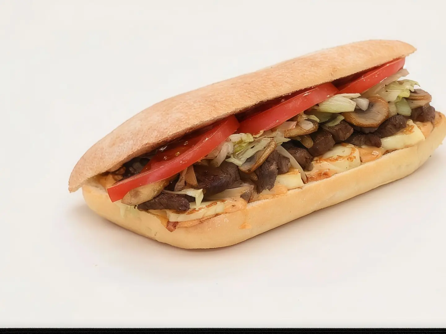 ساندويش ستيك لحم انجوس