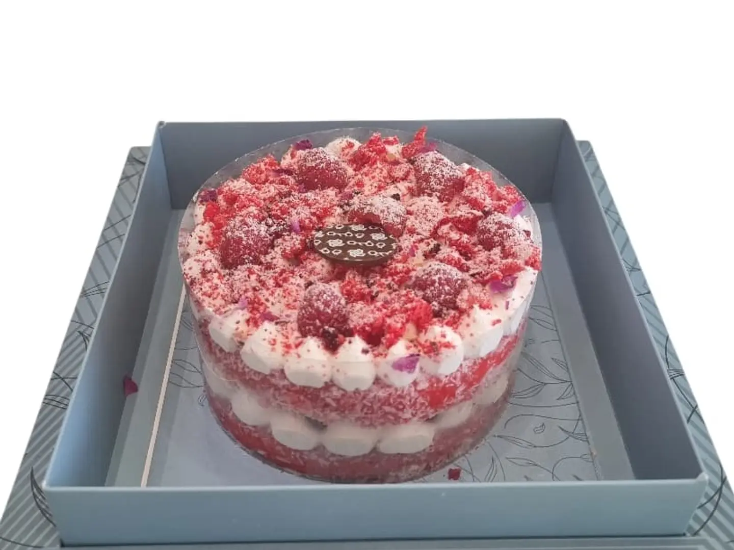 كعكة جيلي الفراولة