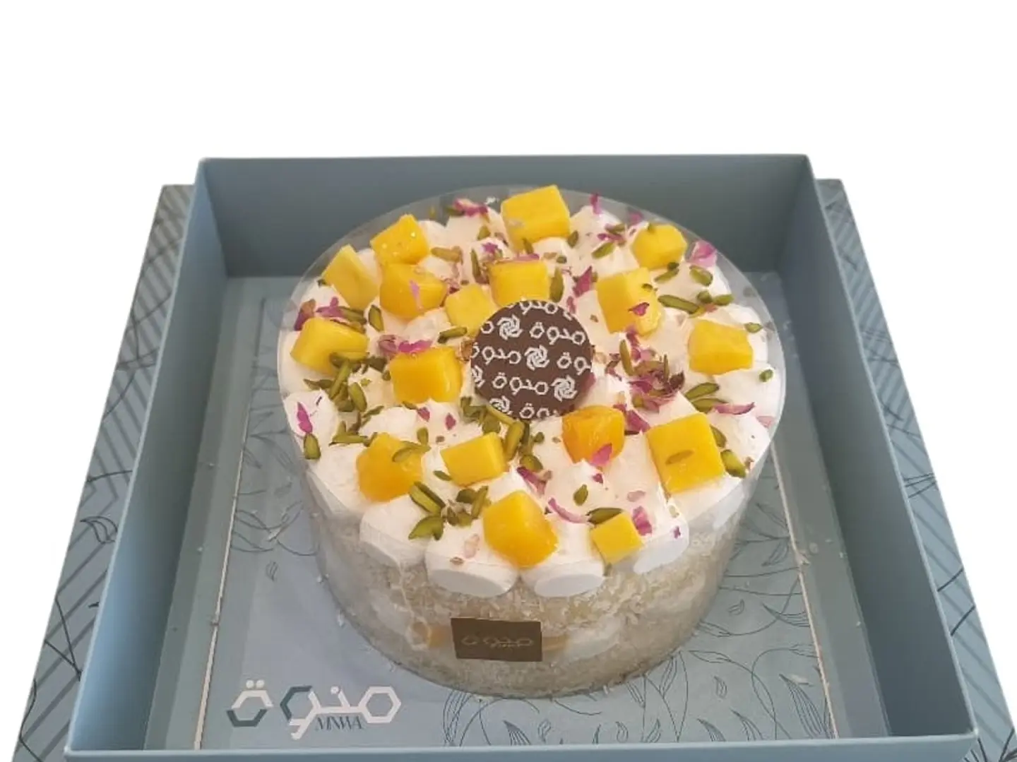 كعكة جيلي المانجو