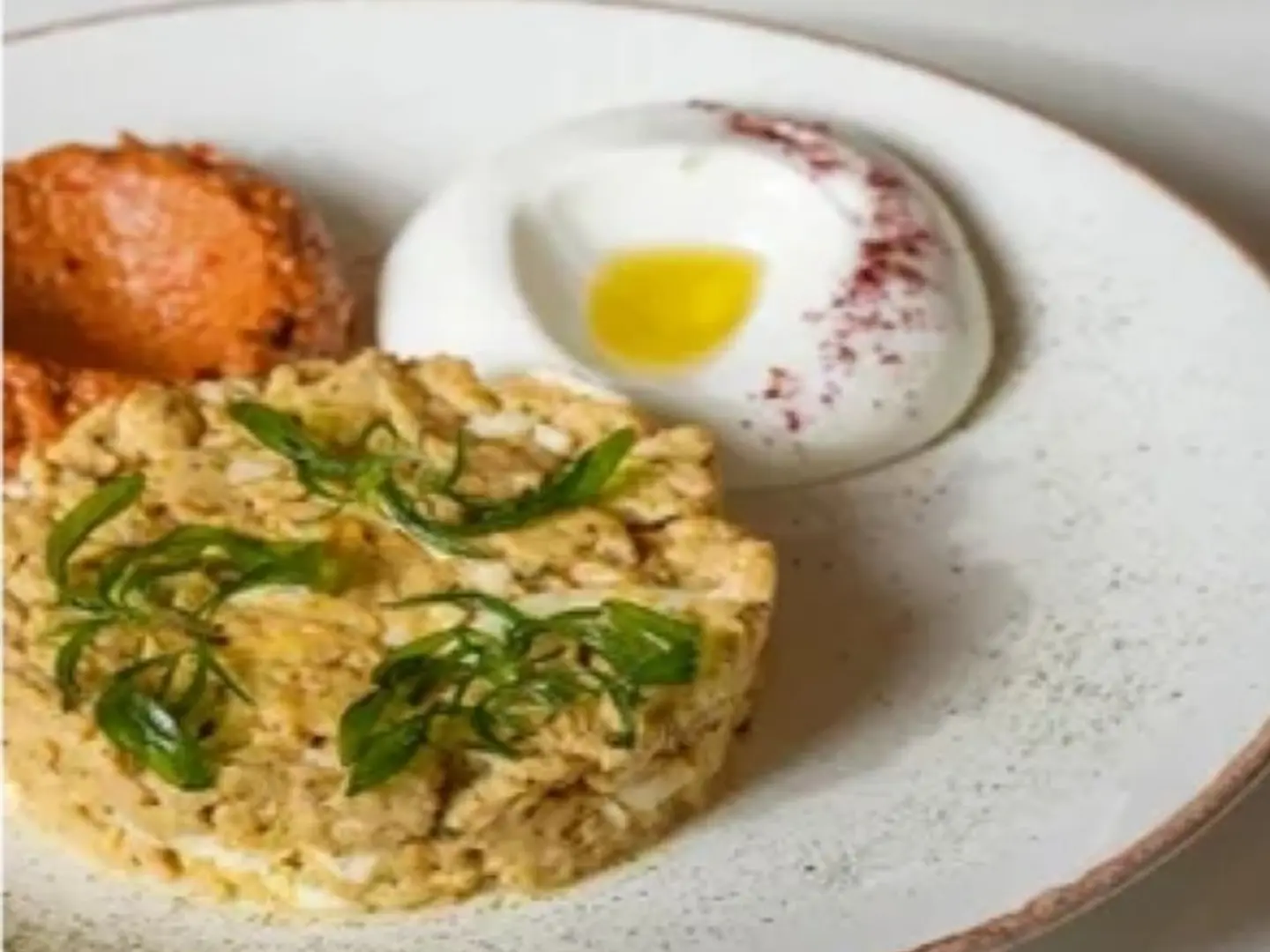 بيض بالزعتر