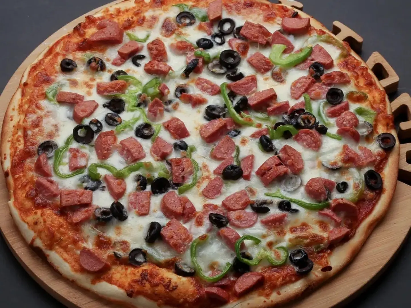 Sausage And Liquid Cheese Pizza