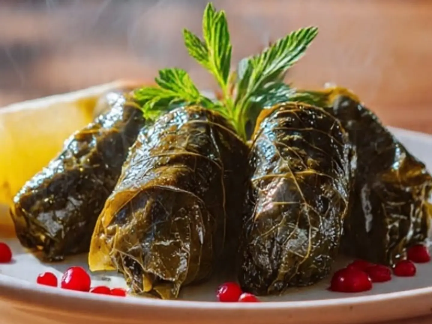 Spicy Grape Leaves
