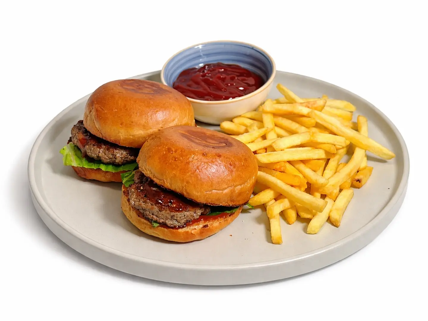 2 لحم بقري برجر (سلايدر)