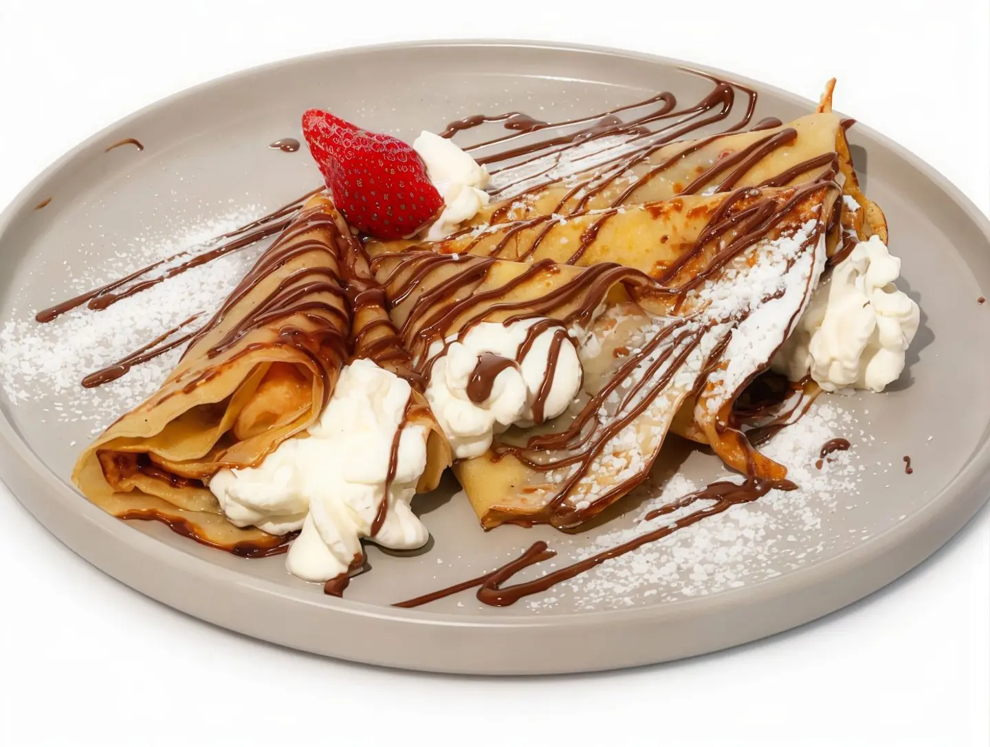 Crepe With Strawberry & Banana