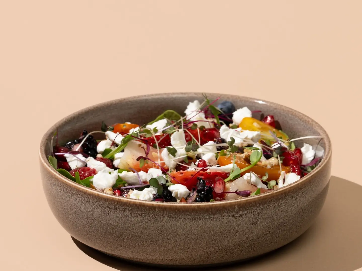 Goat Cheese Berries Salad