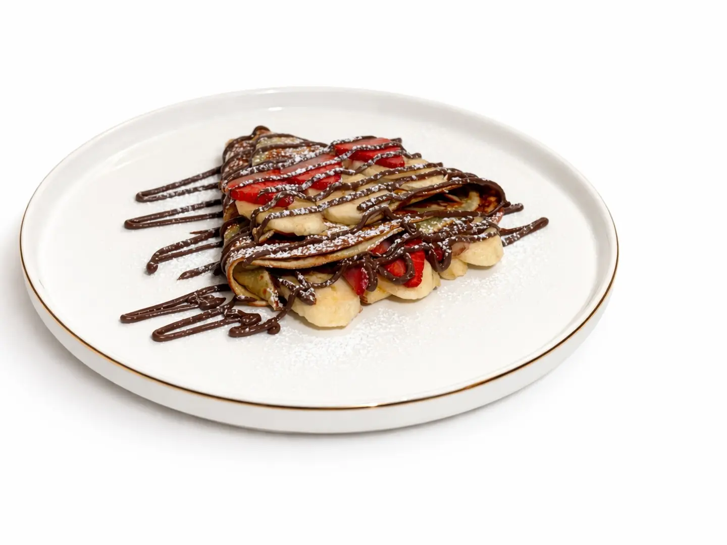 كريب بالفراولة والموز