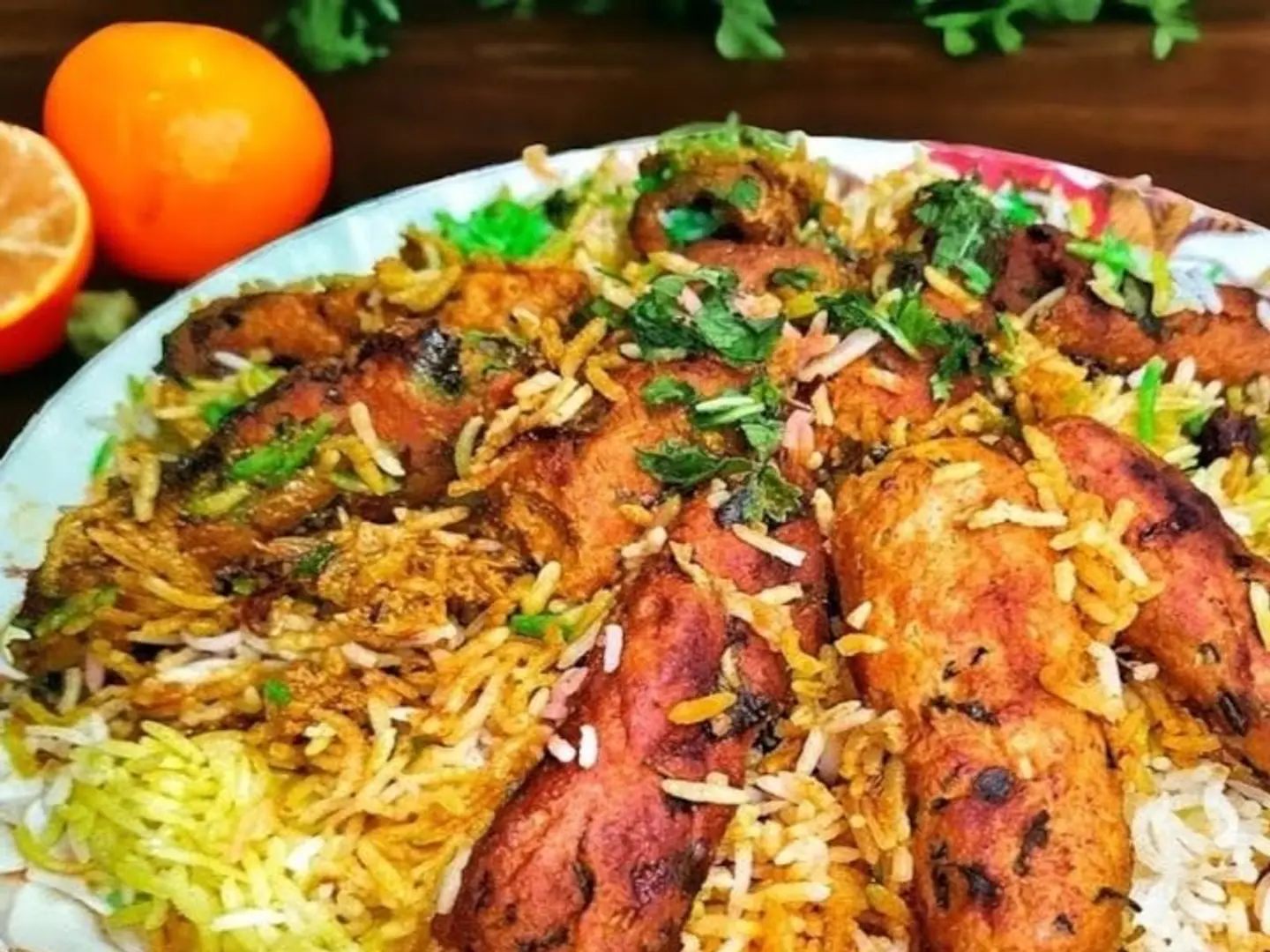 كباب لحم برياني