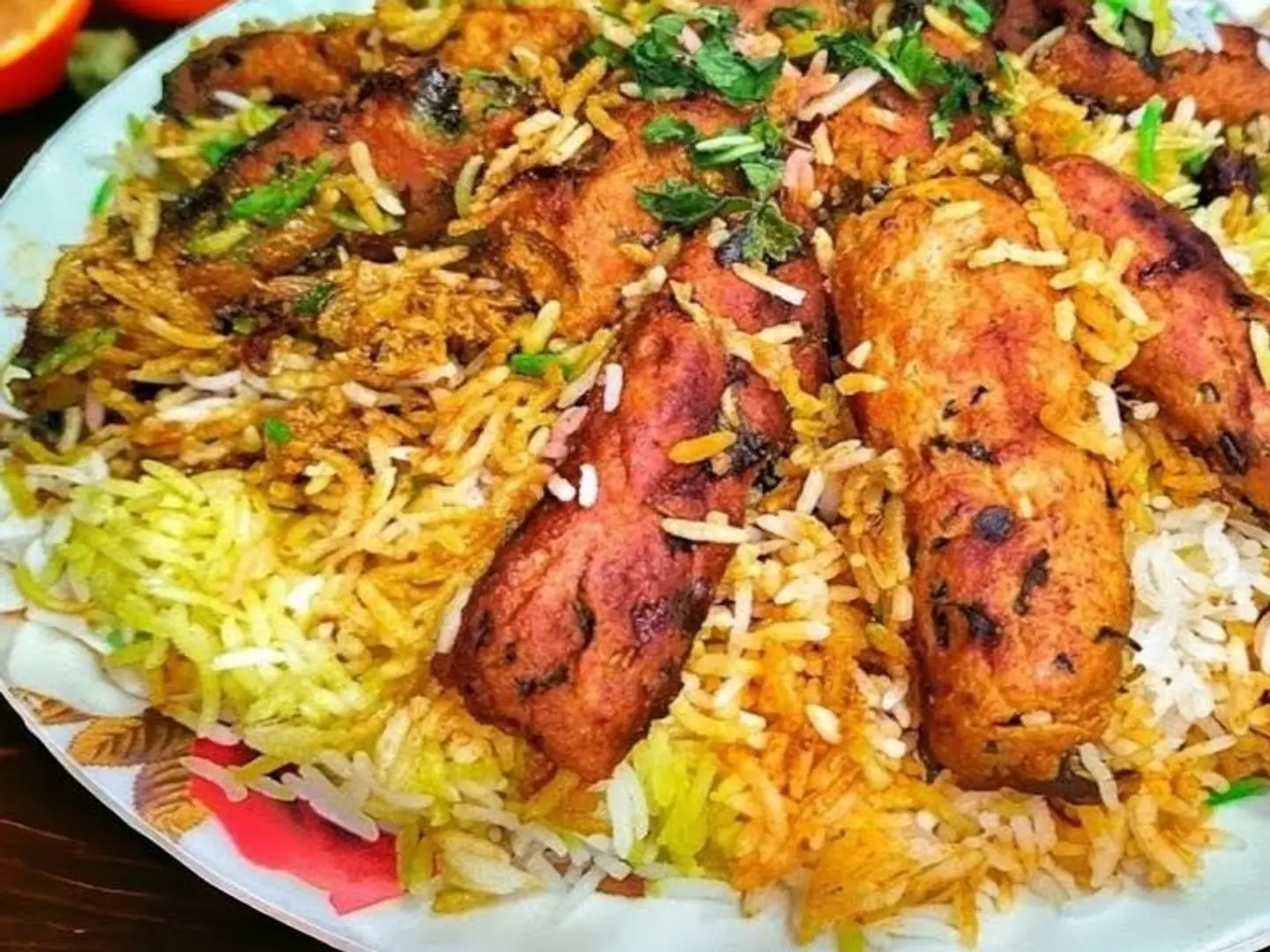 Chicken Kabab Biryani