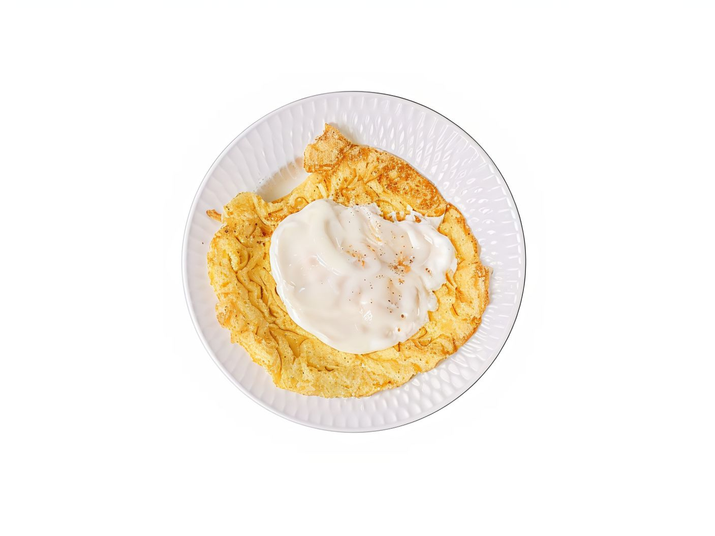 Sunny Side Up Egg With Cheese