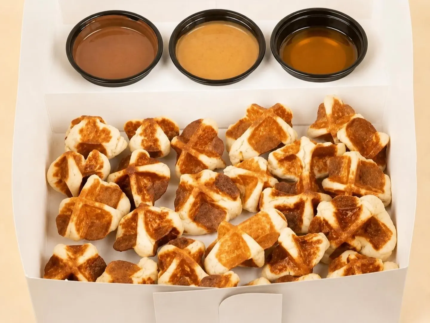 Mini Waffles Belgian Box