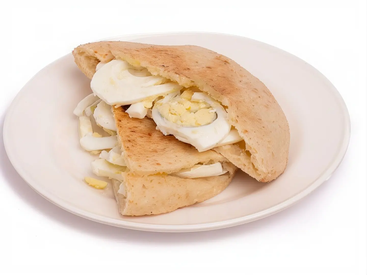 ساندوتش بيض مسلوق