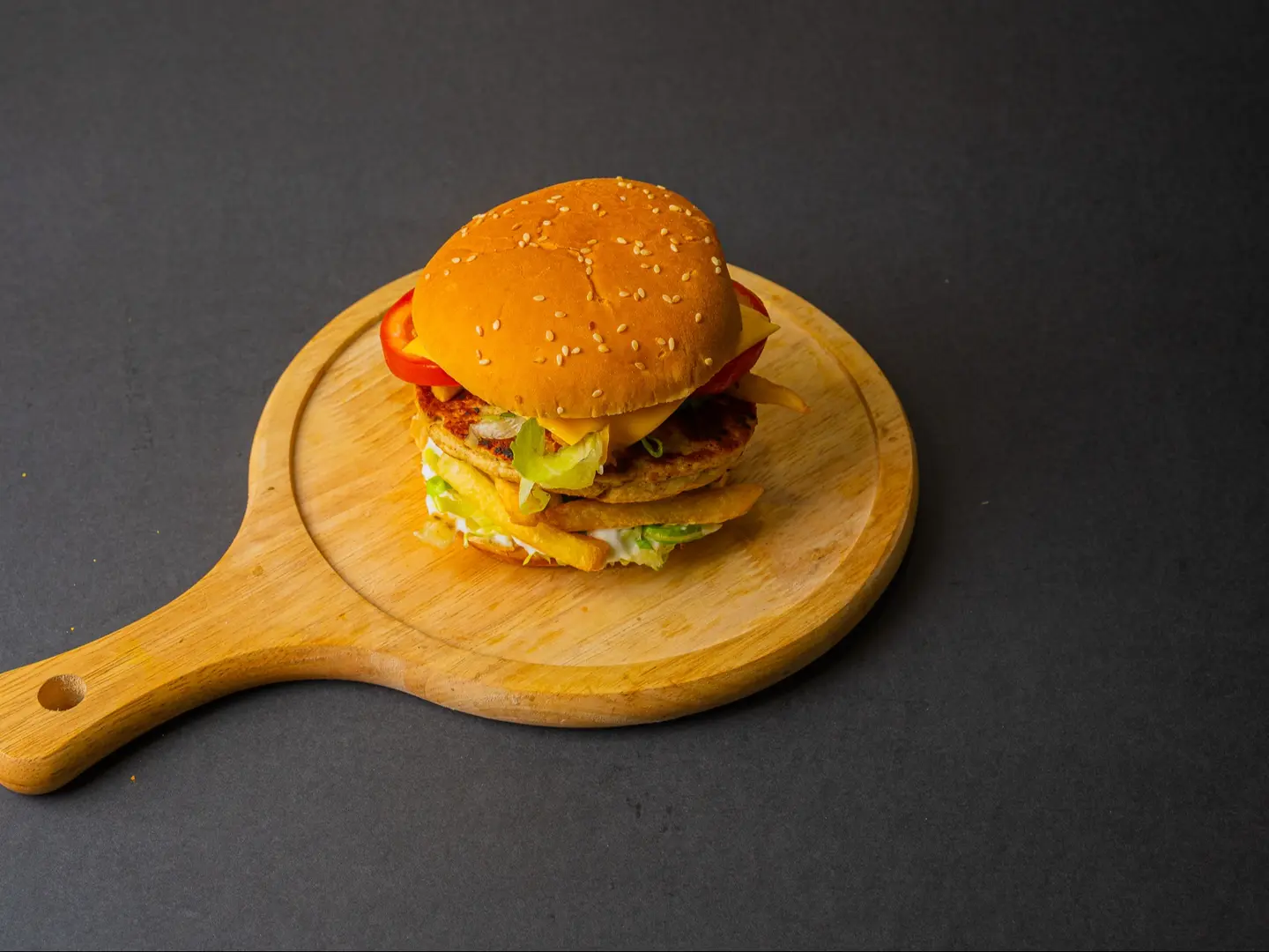 Beef And Cheese Burger