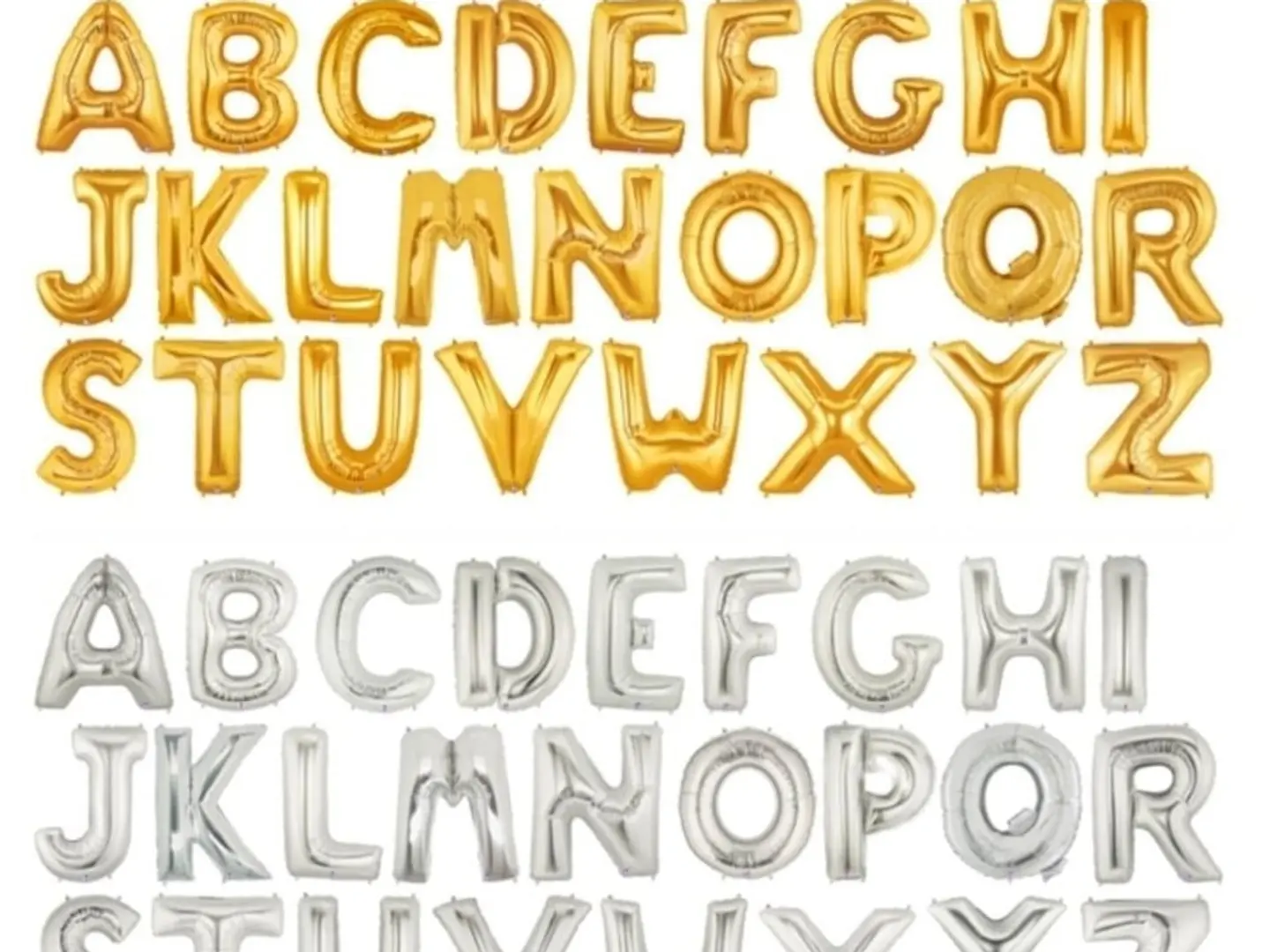 Gold Silver Helium Letters