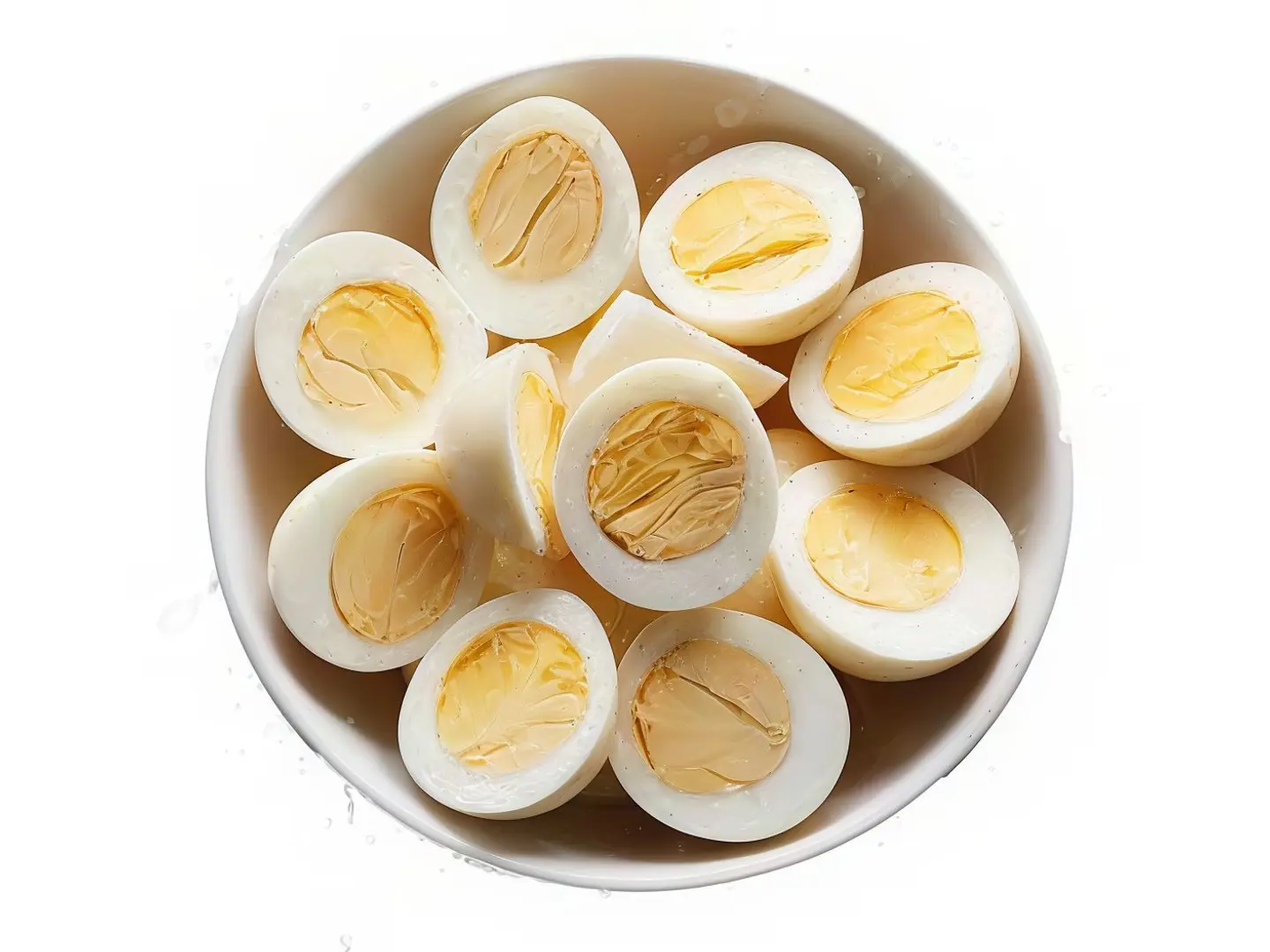 Sliced Boiled Egg Plate