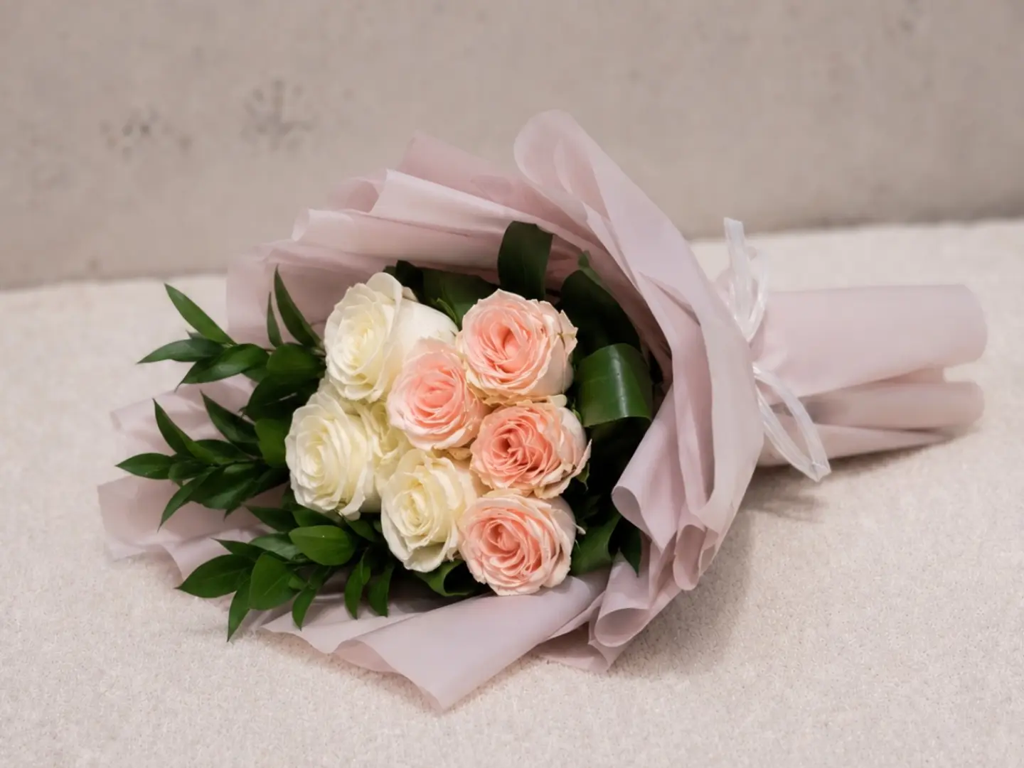 Pink And White Flower Bouquet