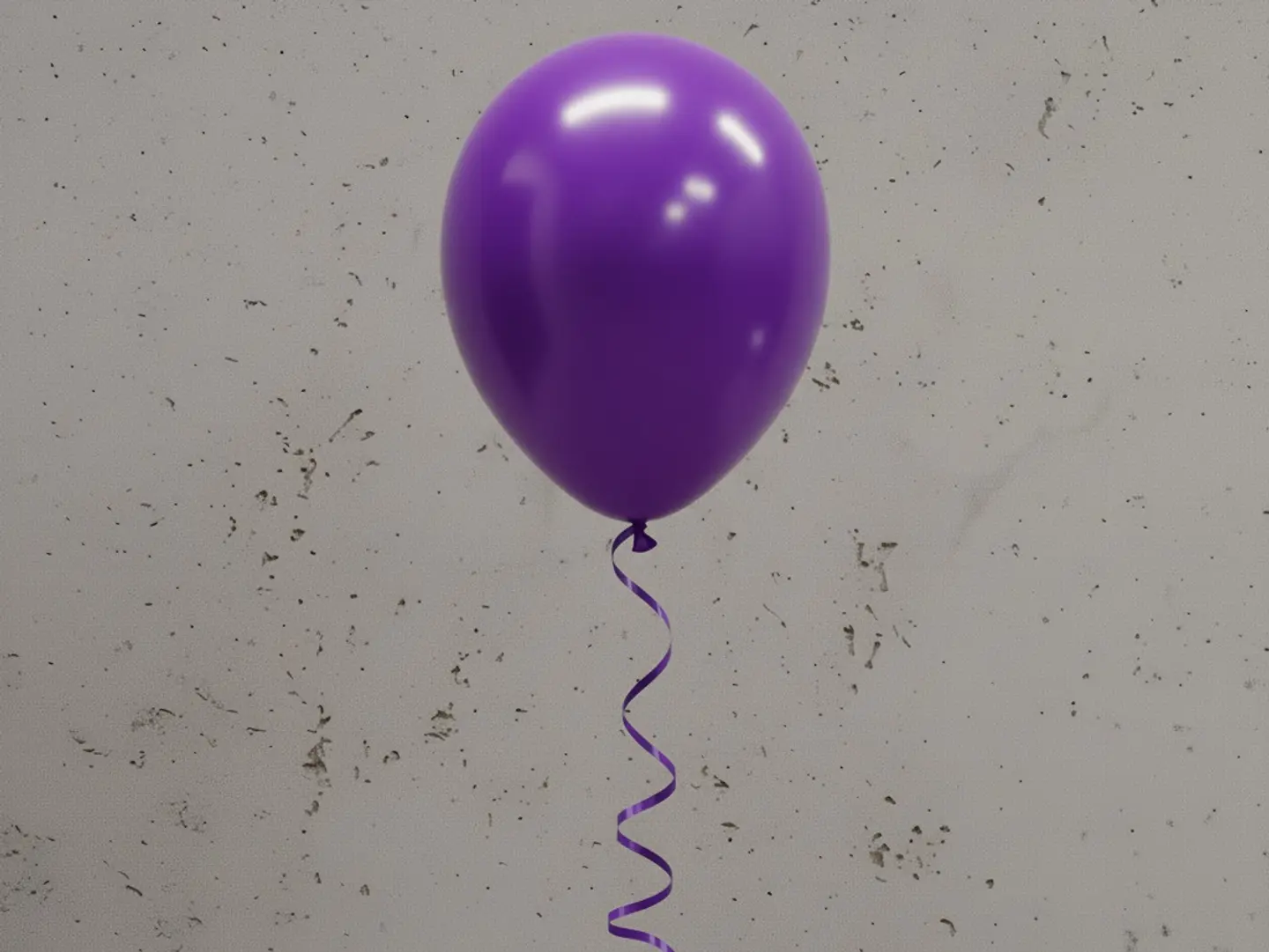 Purple Helium Balloon