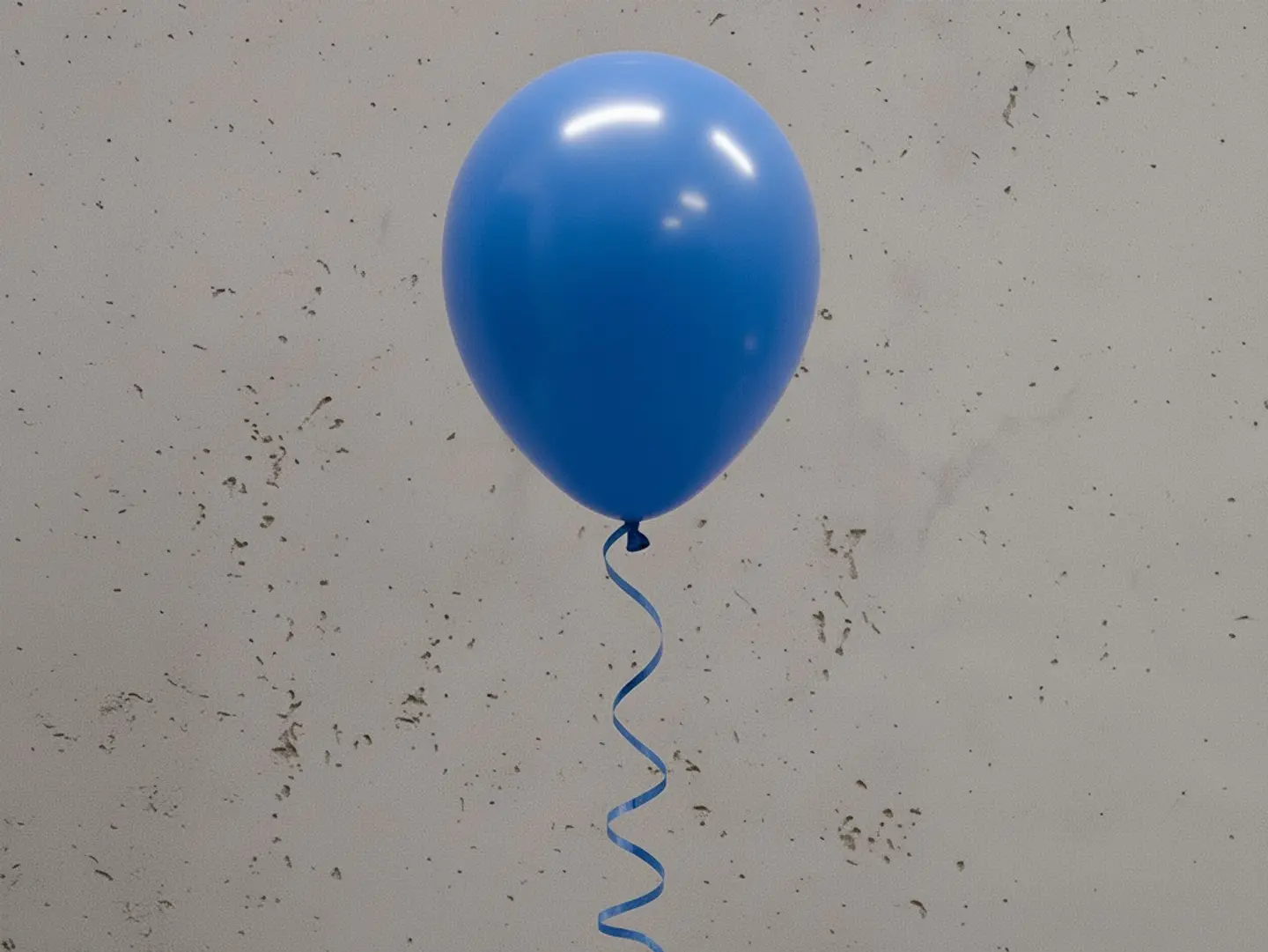 Blue Helium Balloon