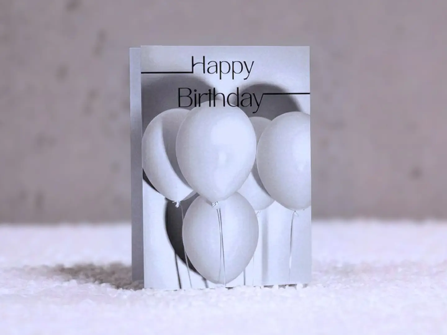 Birthday Card With Balloon Design