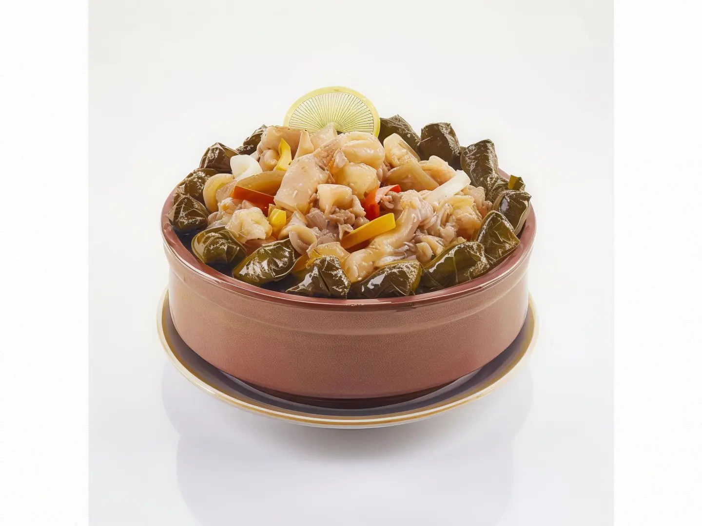 طاجن ورق عنب بالكوارع