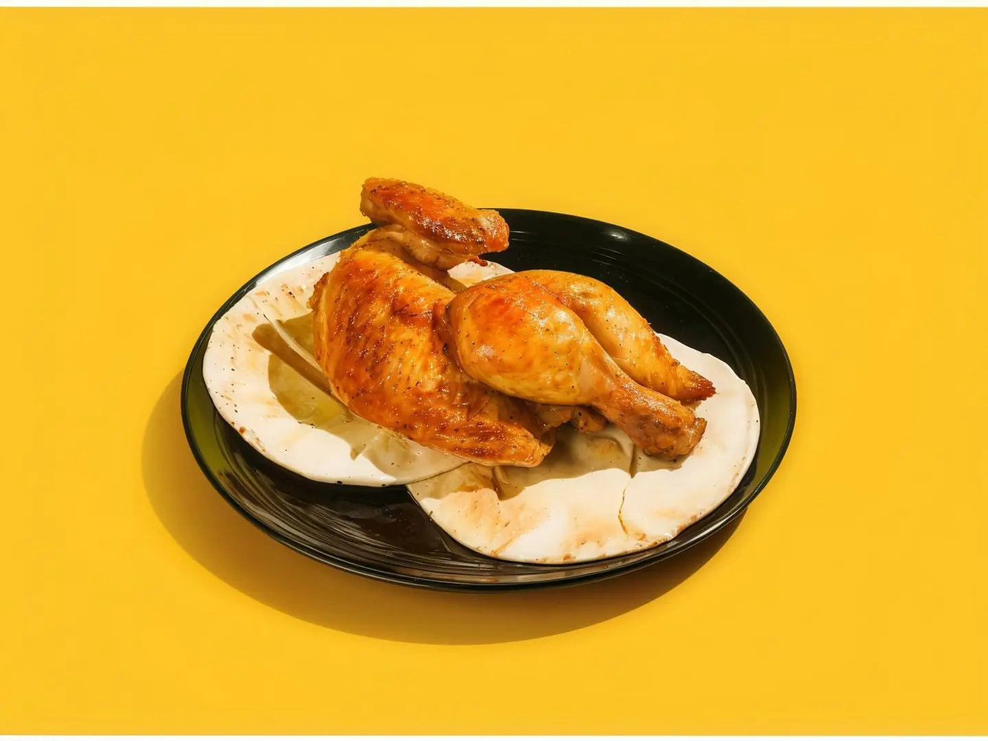 دجاج شواية سادة