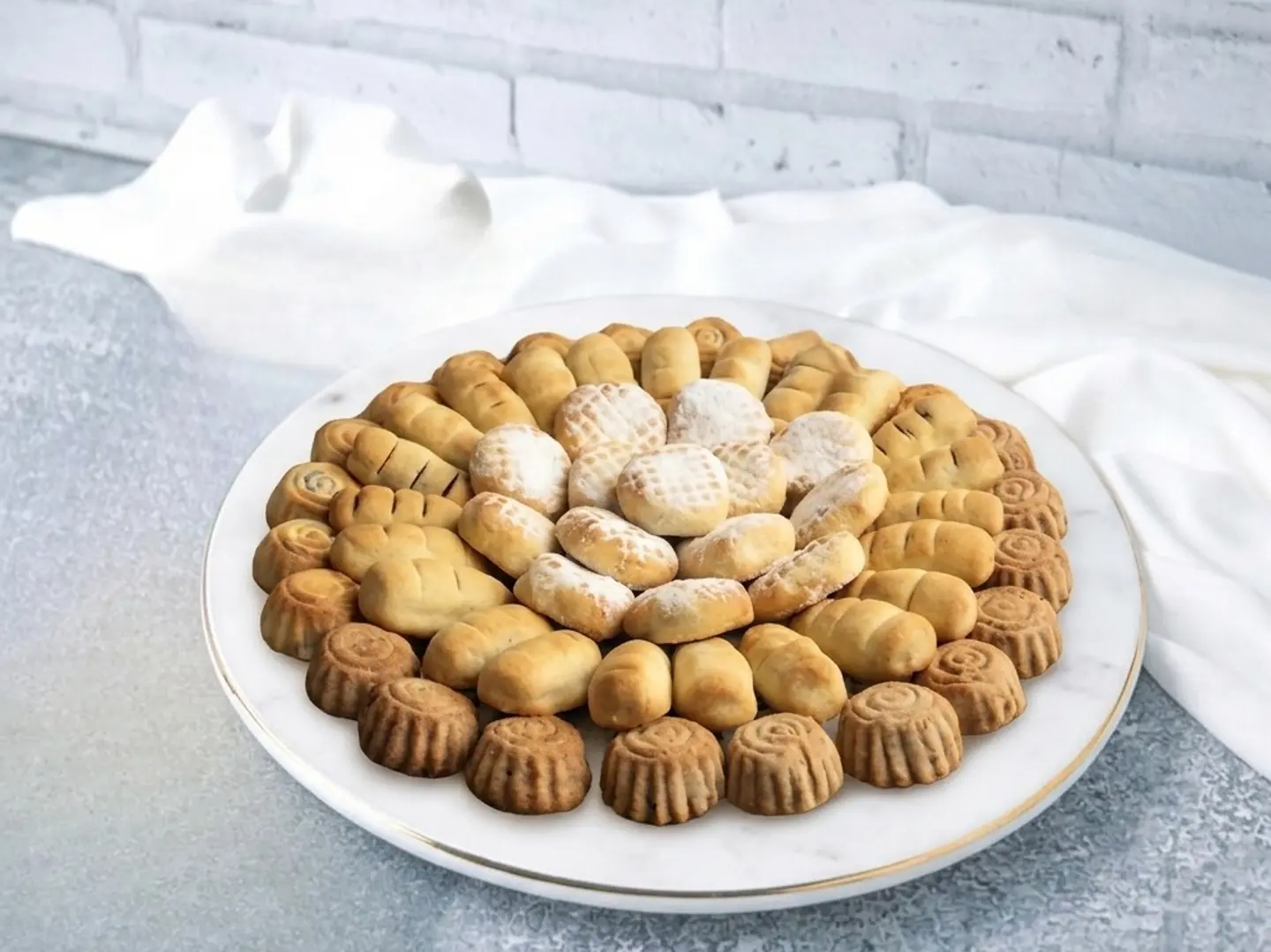 طبق كيلو معمول تمر