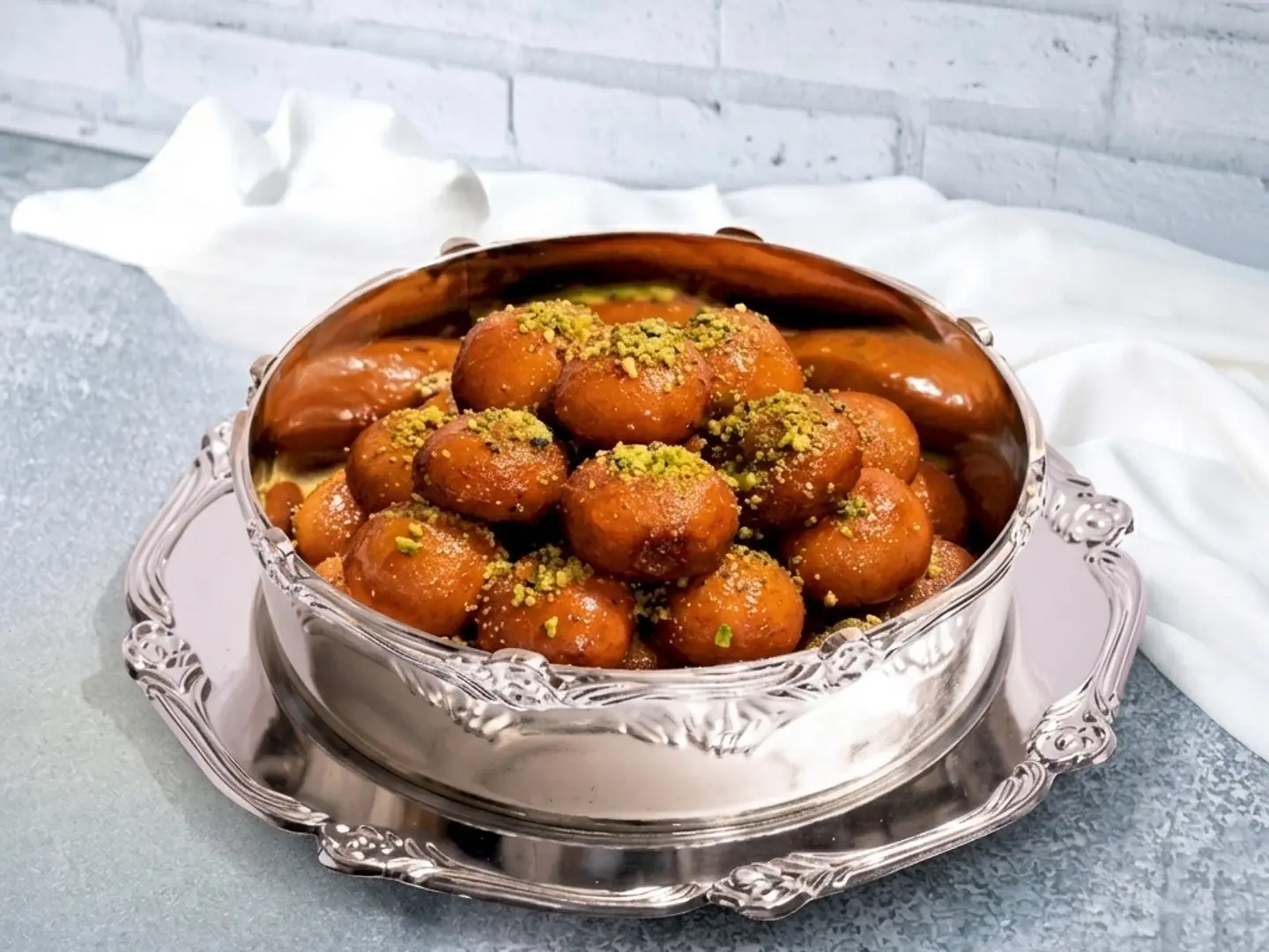 طبق كيلو لقيمات بالجبنة