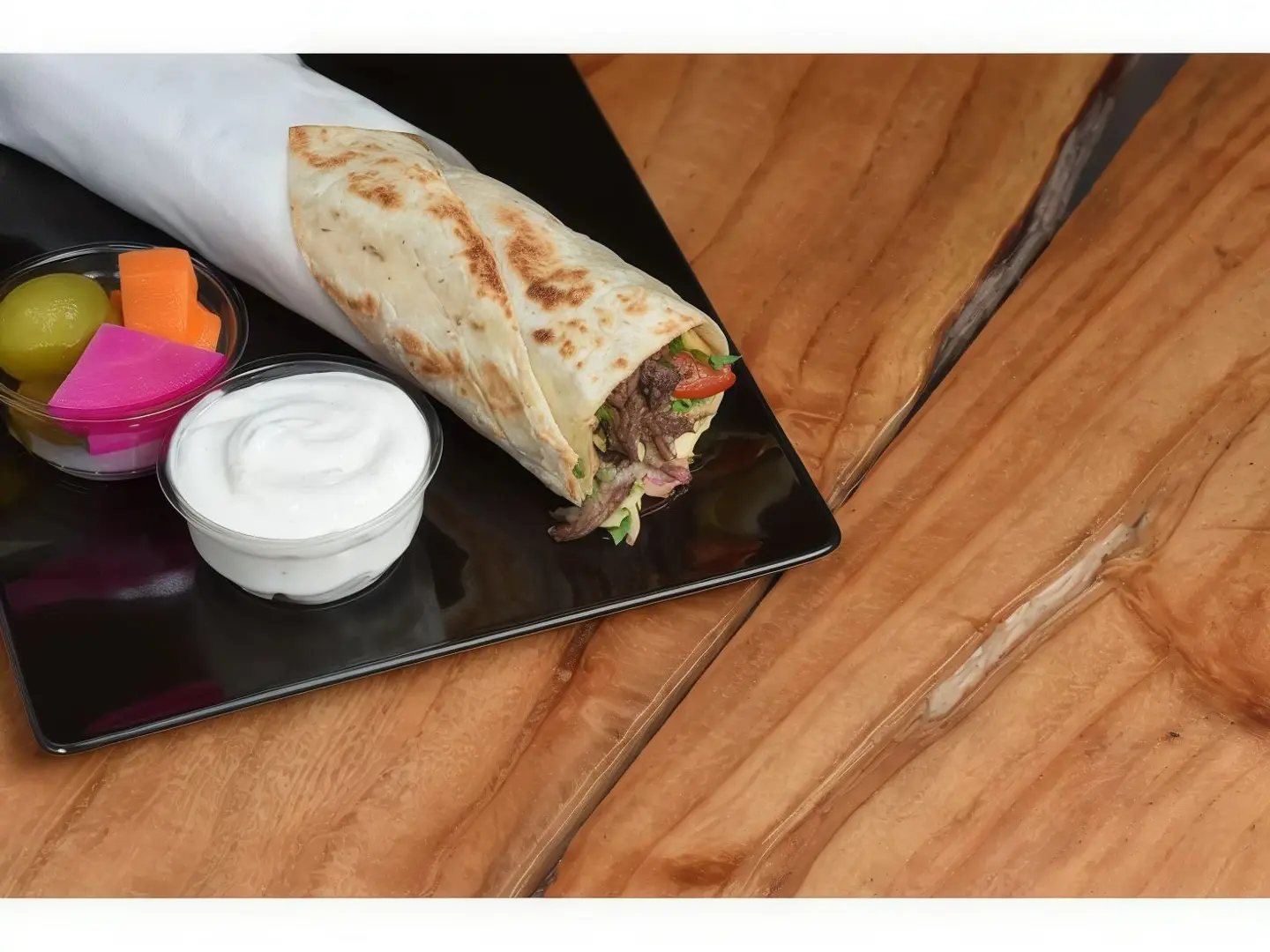 Meat Shawarma Sarukh Sandwich