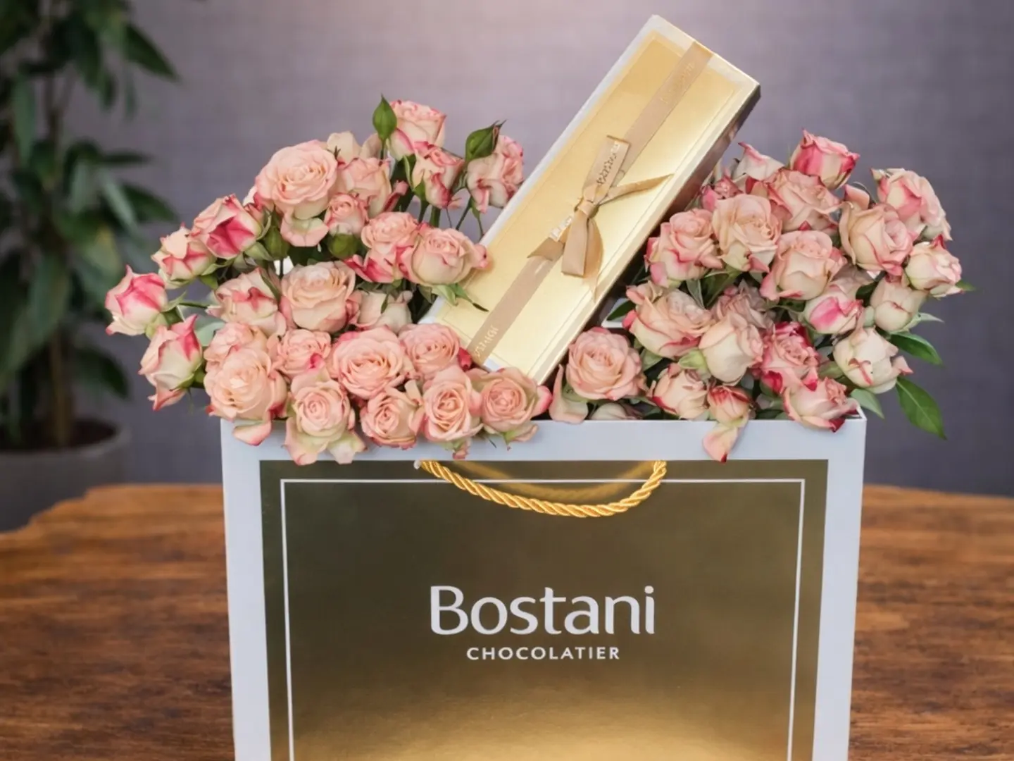 تنسيق ناعم مع شوكلاته بستاني