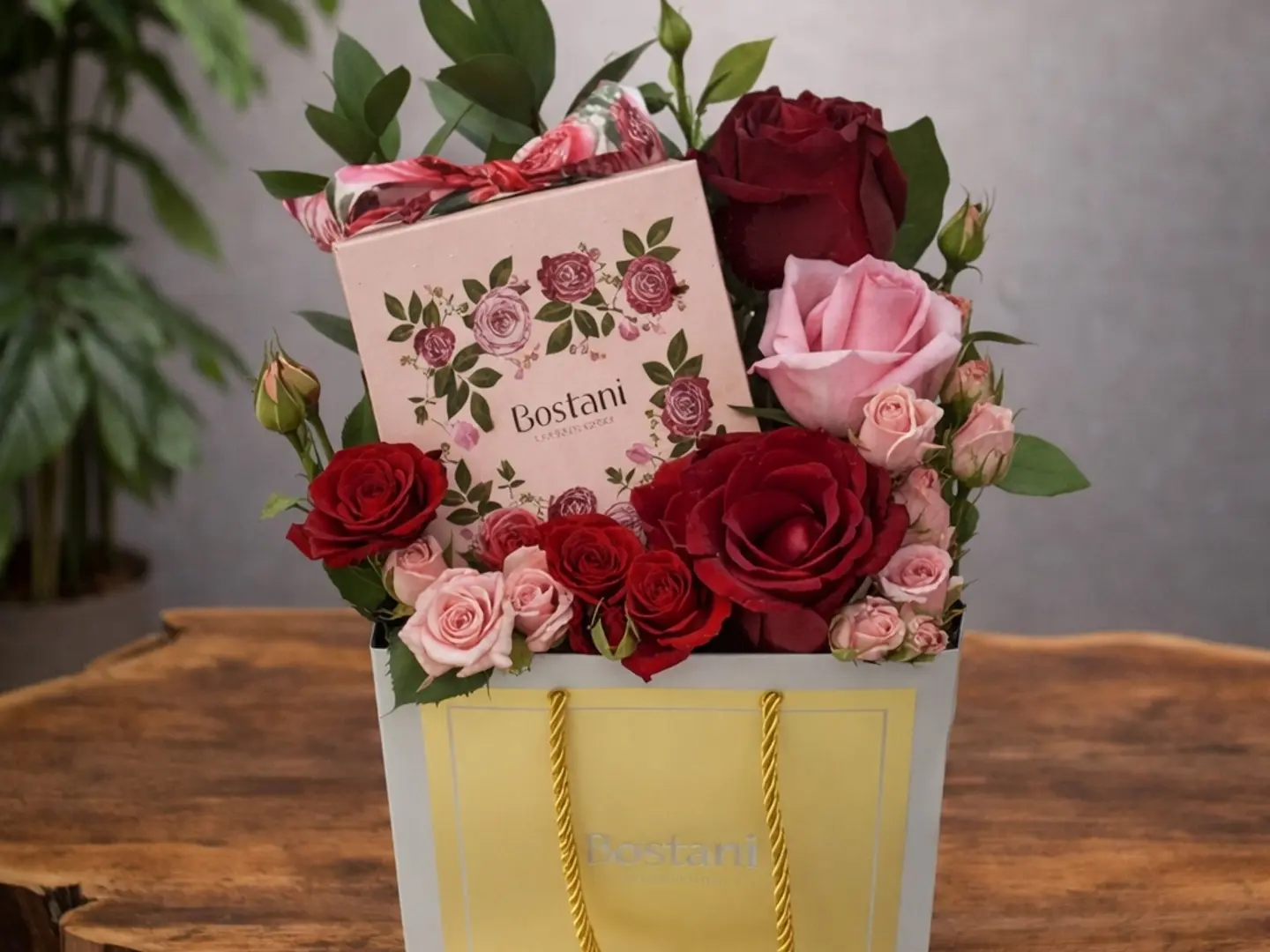 تنسيق ورد مع شوكلاتة بستاني 35