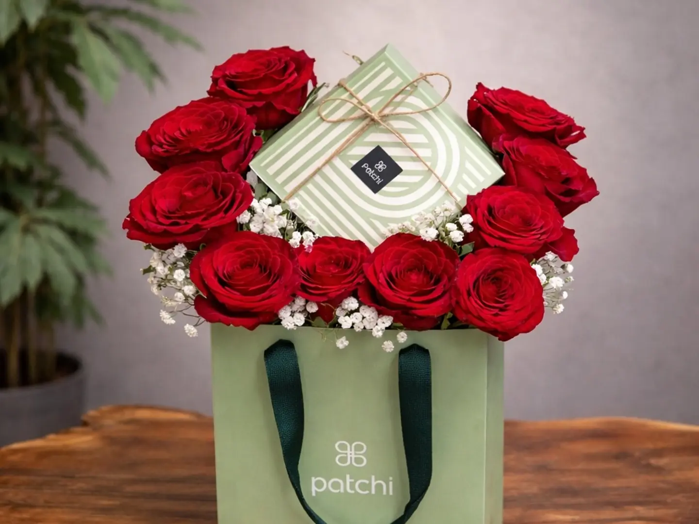 تنسيق ورد مع شوكلاتة باتشي 7