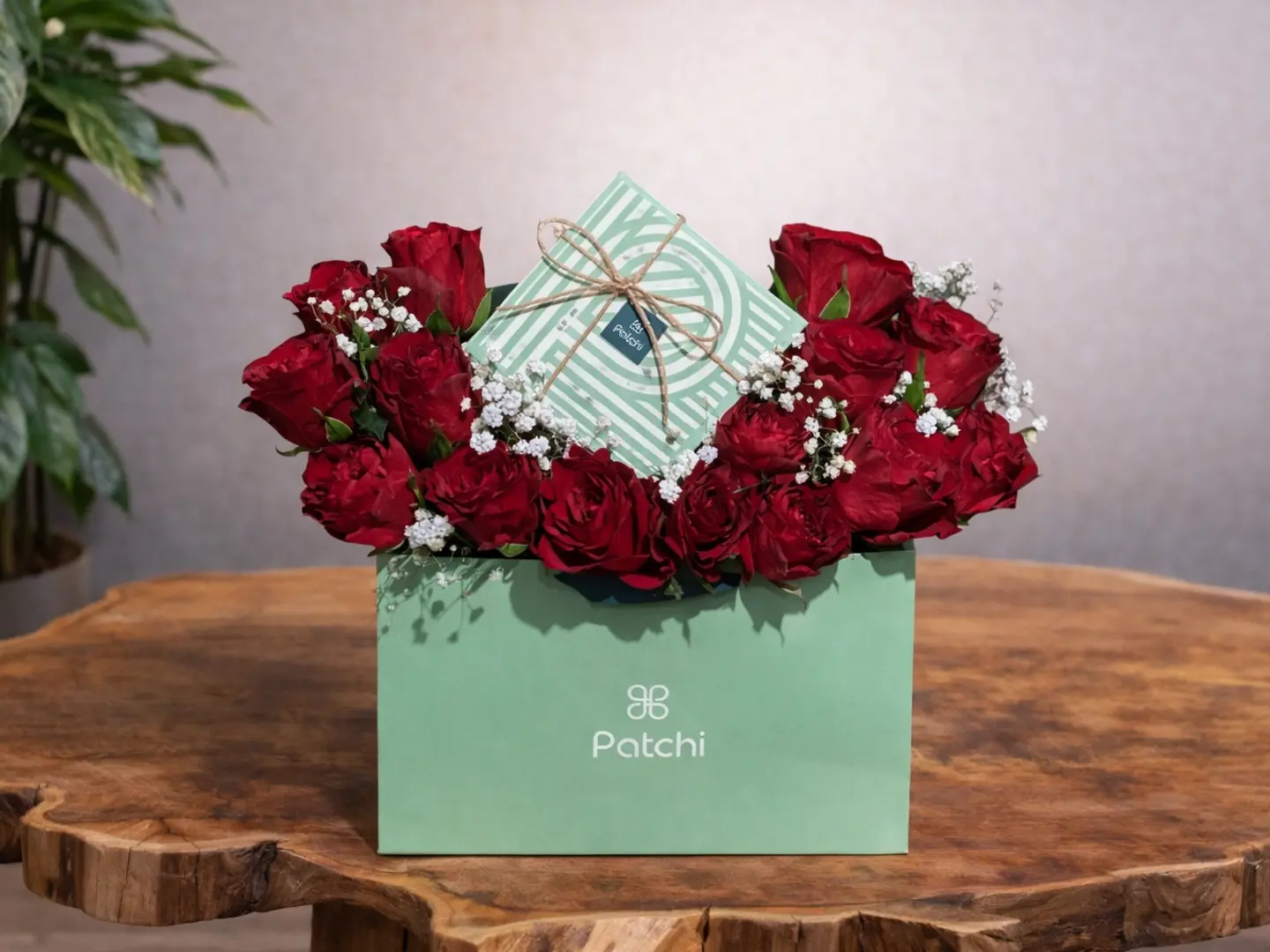 تنسيق ورد مع شوكلاتة باتشي 14