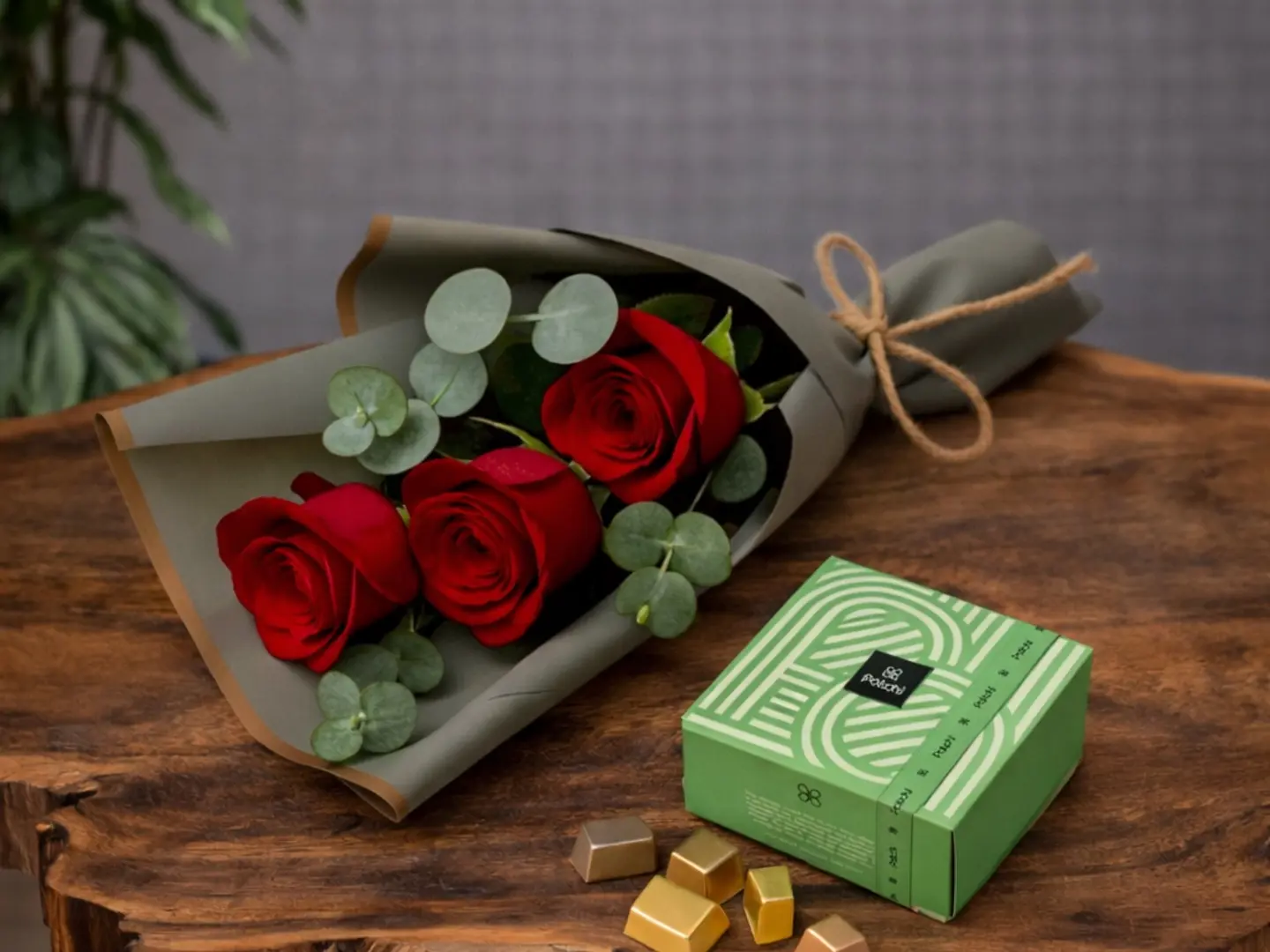 تنسيق ورد مع شوكلاتة باتشي 22