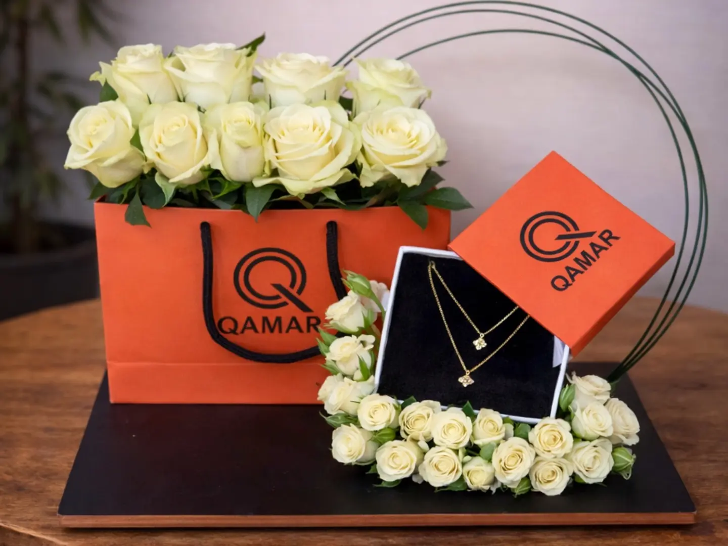 تنسيق سلسال مع ورد 9