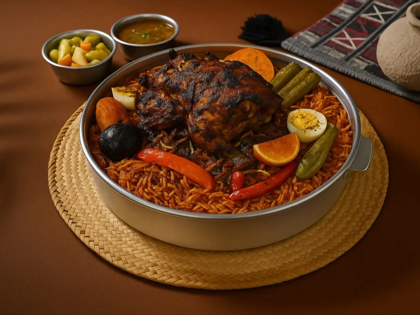 كبسة البيت - نصف دجاجة