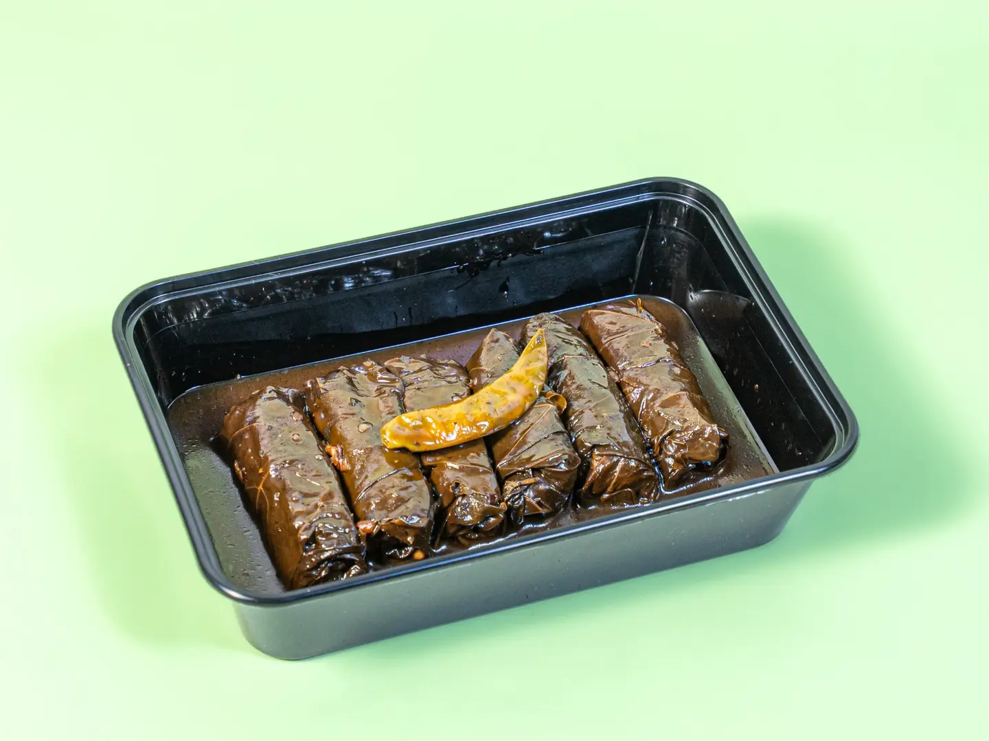 Spicy Grape Leaves - Small 6 Pieces