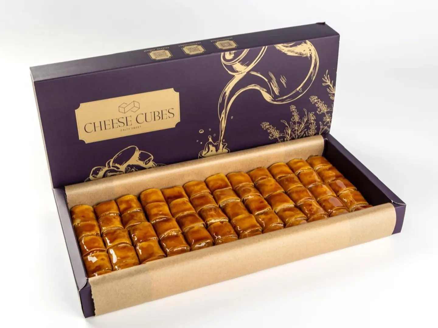 مكعبات الجبن ساده