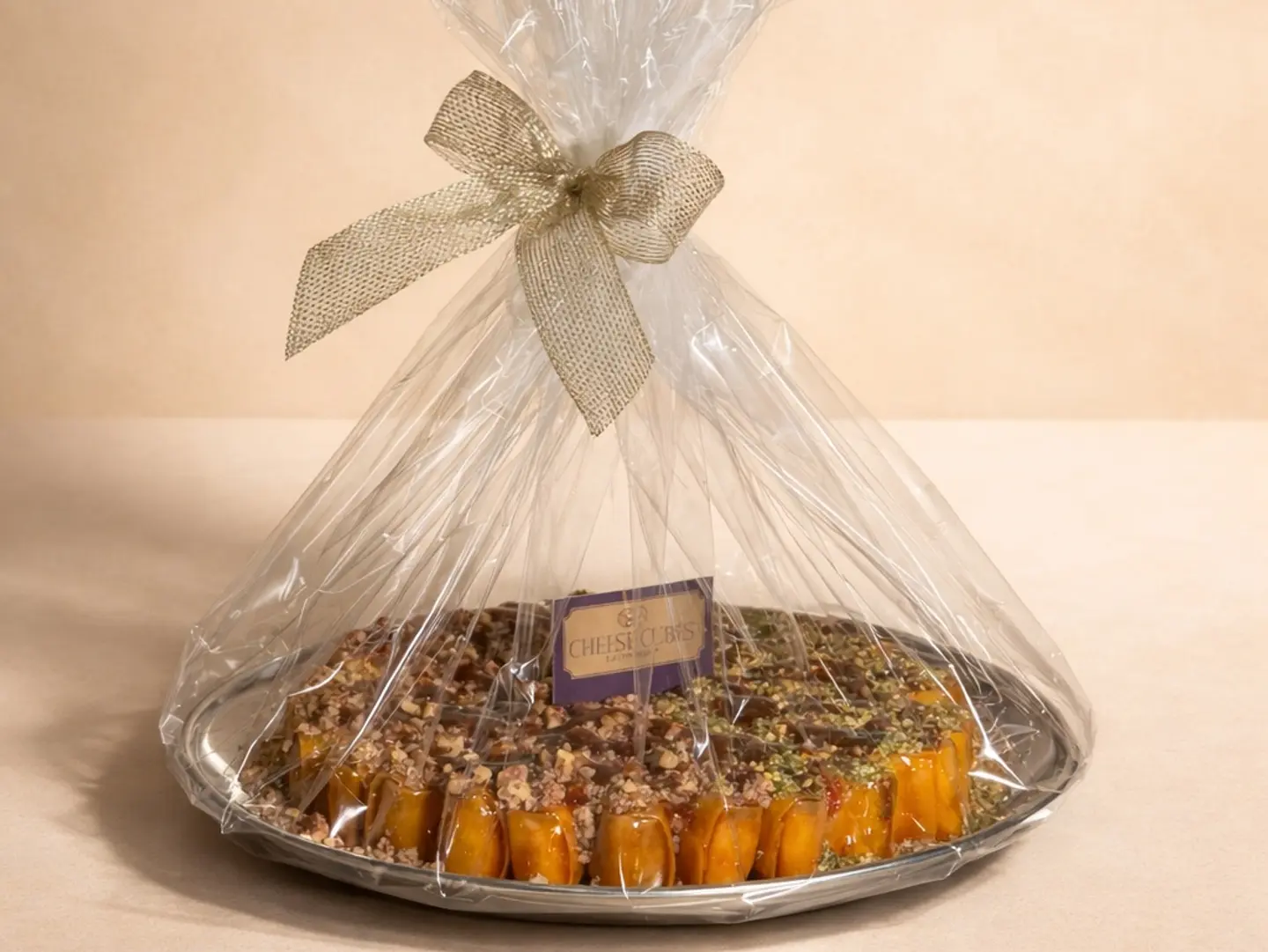 صينية مكعبات الجبن 60 قطعه